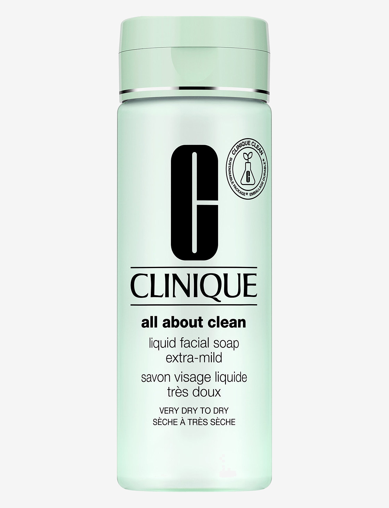 Clinique - All About Clean Liquid Facial Soap Extra-mild - rengöringsgel - clear - 0