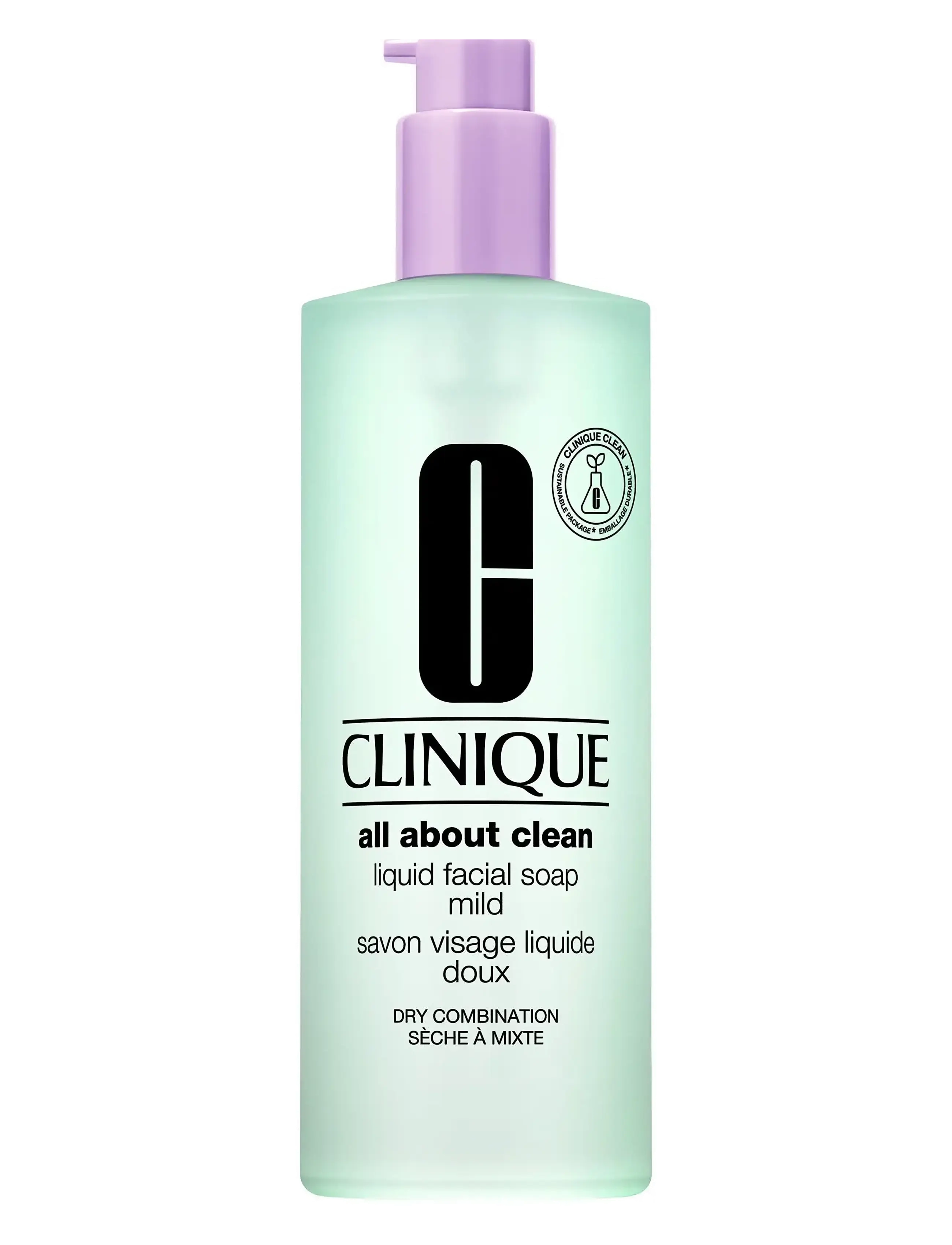 Clinique Liquid Facial Soap Mild, 400ml, Nude, Rengøringsmidler > Ansigtsvask Og Rengøringsmidler, Dame