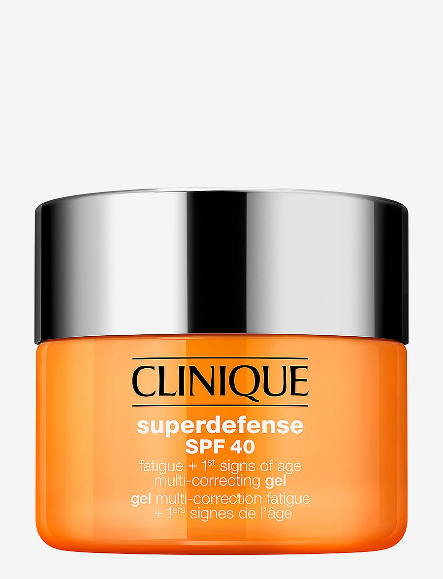 Clinique - Superdefense SPF 40 fatigue + 1st signs of age multi-correcting gel - sommerens hudpleje - clear - 0