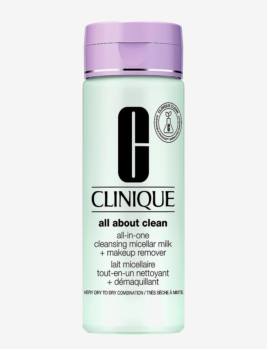 Clinique - All About Clean Micellar Milk + Makeup Remover Skin Type 1 & 2 - andlitshreinsun - clear - 0