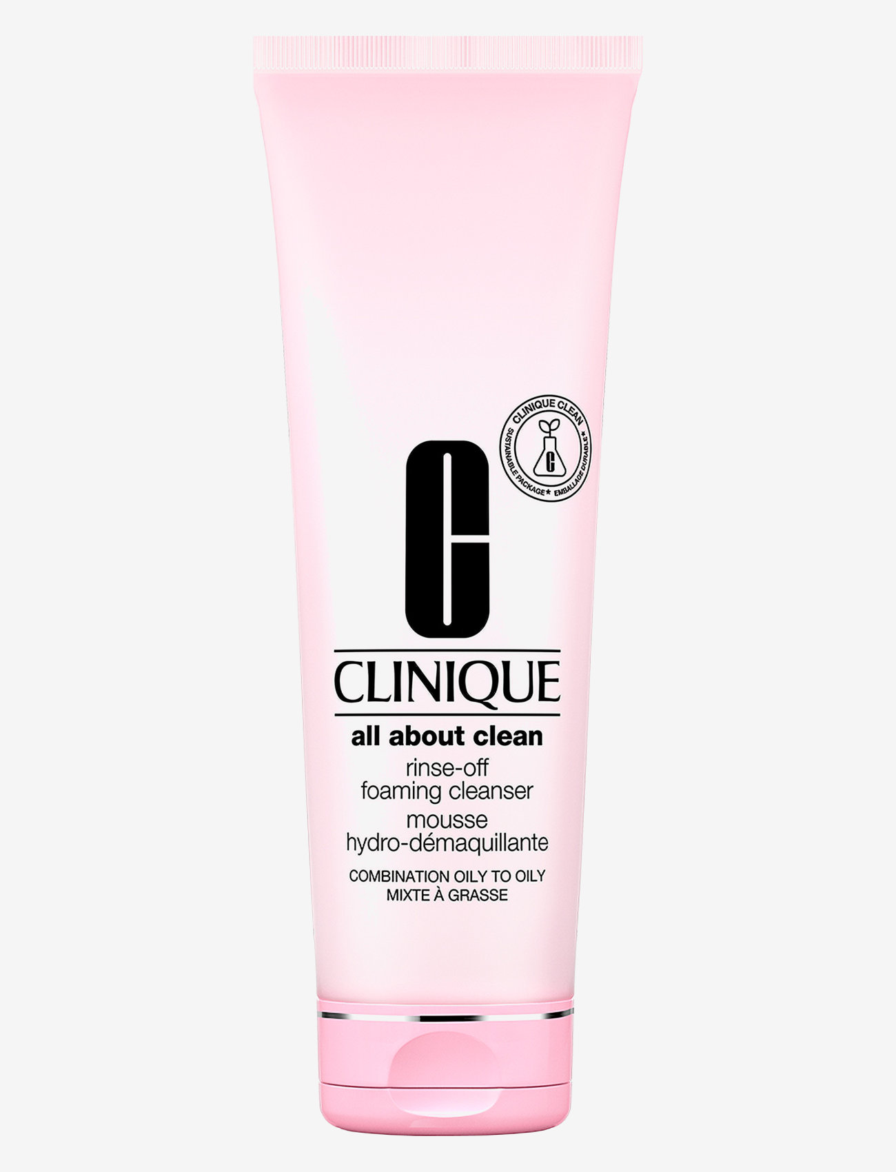 Clinique All About Clean Rinse-Off Foaming Cleanser, Ansigtsvask & Rensemiddel, Nude, Str: 250 ml