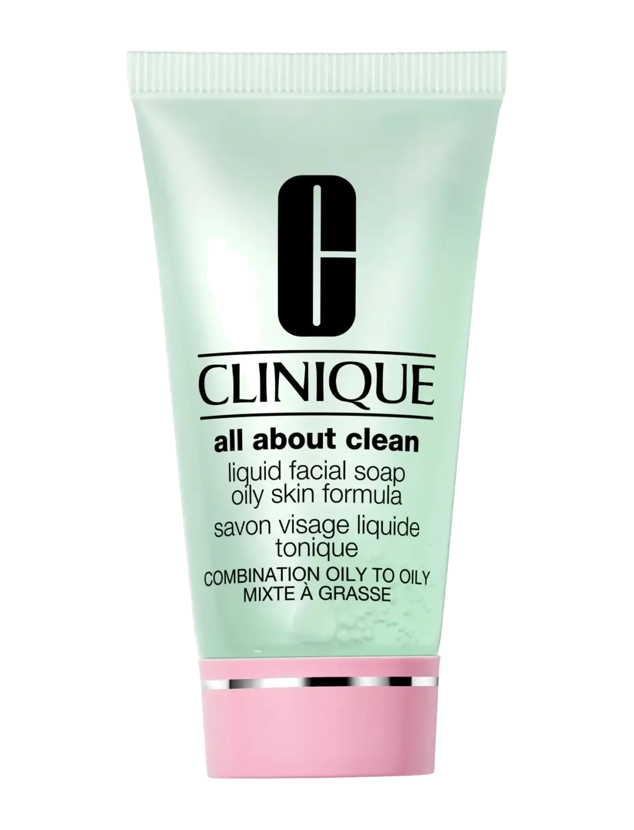 Clinique All About Clean Liquid Facial Soap Oily, 30 ml, Nude, Rengøringsmidler > Ansigtsvask Og Rengøringsmidler, Dame