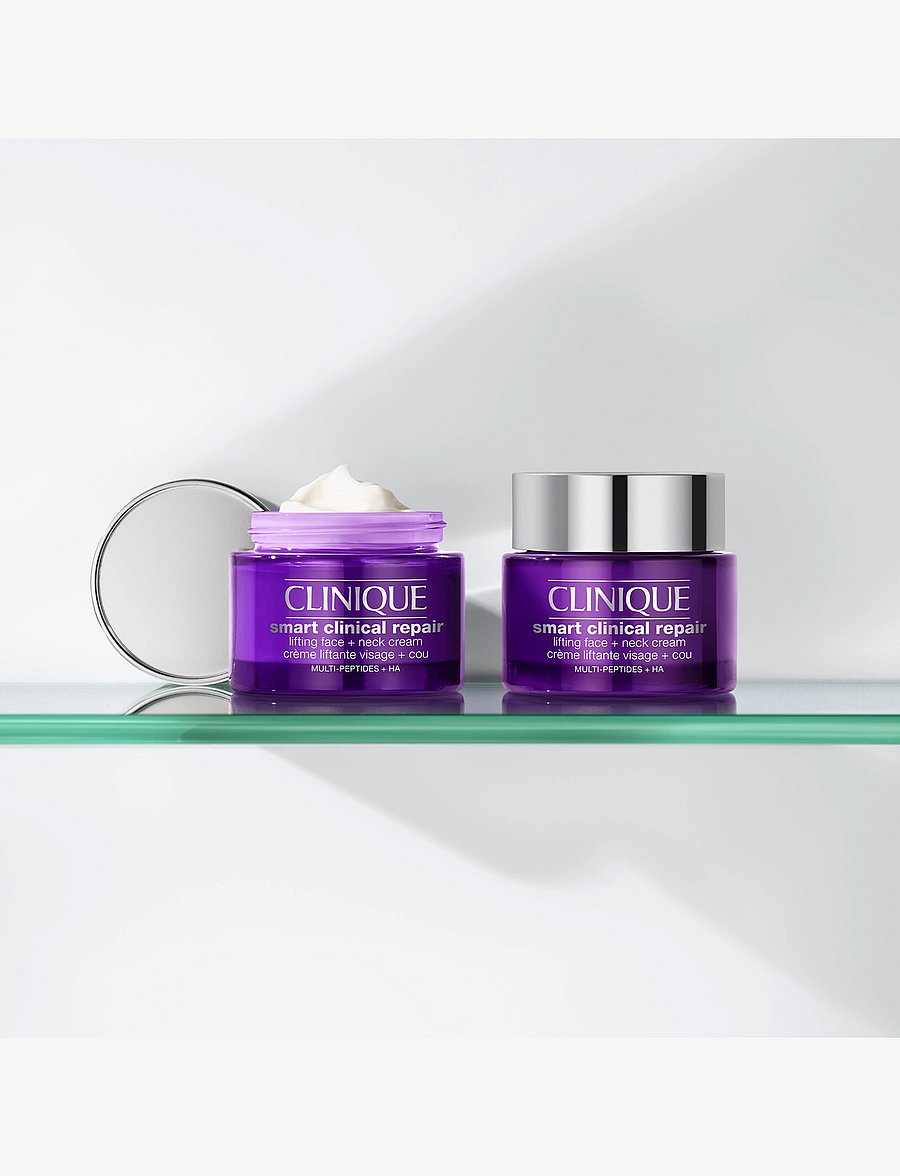 Clinique - Smart Clinical Repair Lifting Face + Neck Cream - sommarens hudvård - clear - 2