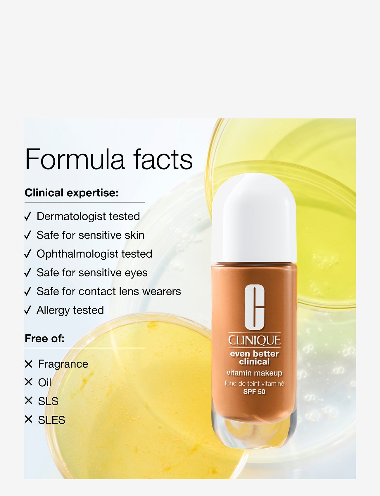 Clinique - Even Better Vitamin Makeup SPF50 - meikit - light medium cool 1 - 4