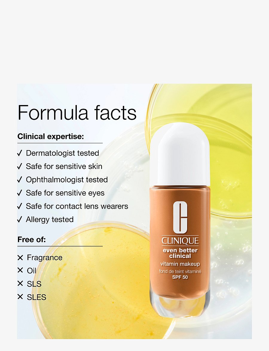 Clinique - Even Better Vitamin Makeup SPF50 - förðunarvörur - light medium cool 1 - 4