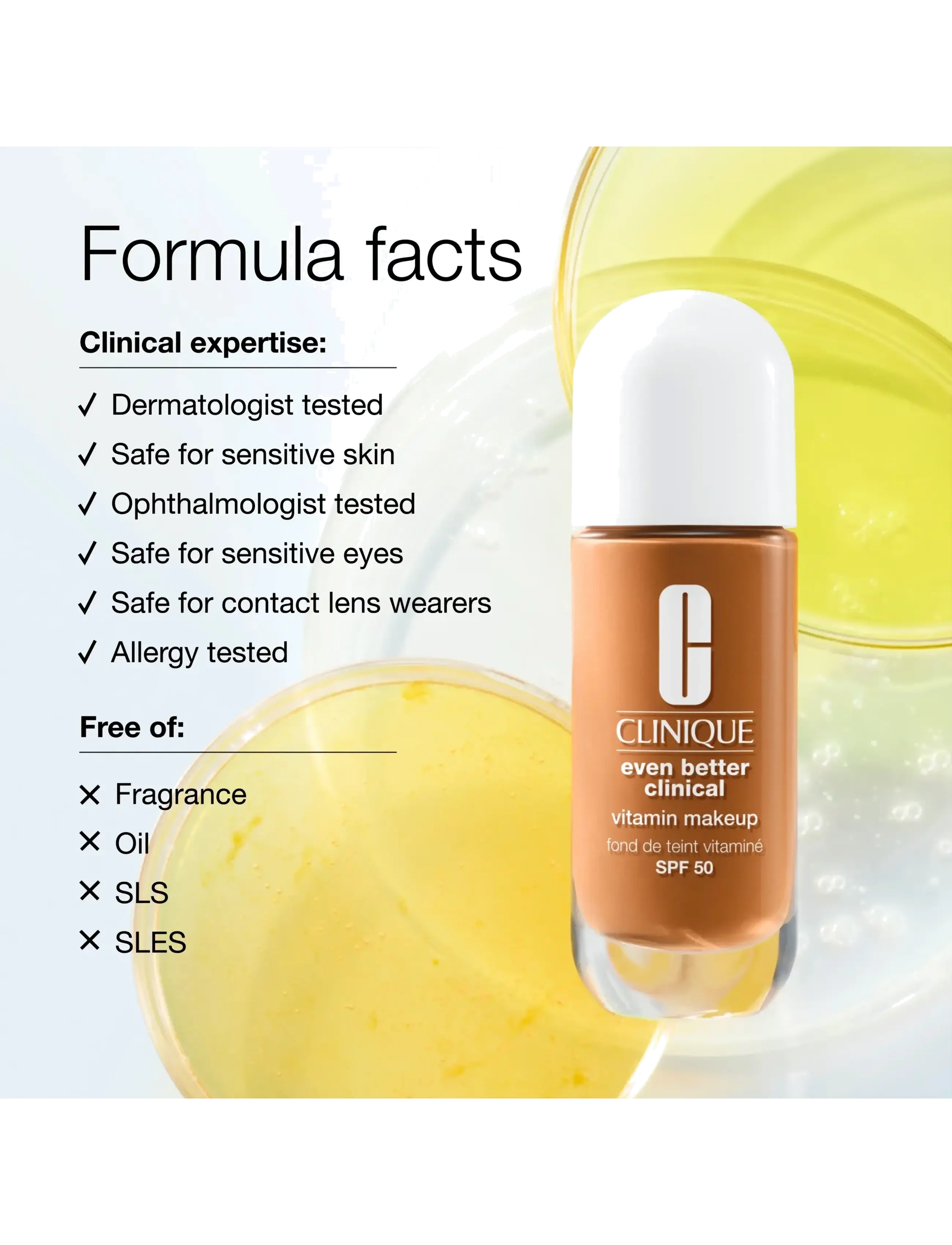 Clinique - Even Better Vitamin Foundation SPF50 - makeup - 3 light medium cool - 4