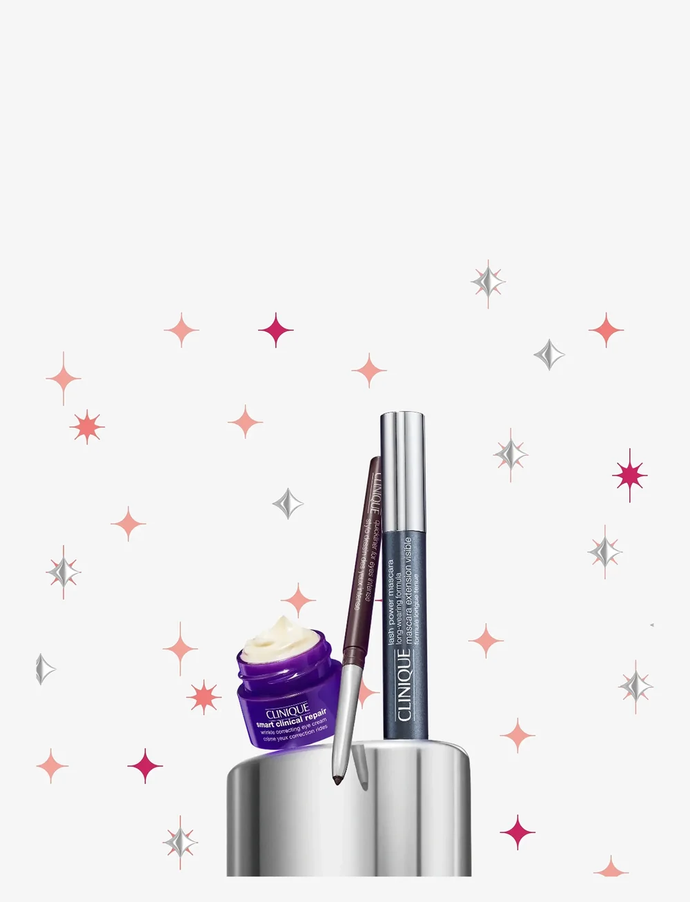 Clinique - EYE ESSENTIALS 24 HR LASHES - smink - black onyx + intense chocolate - 1