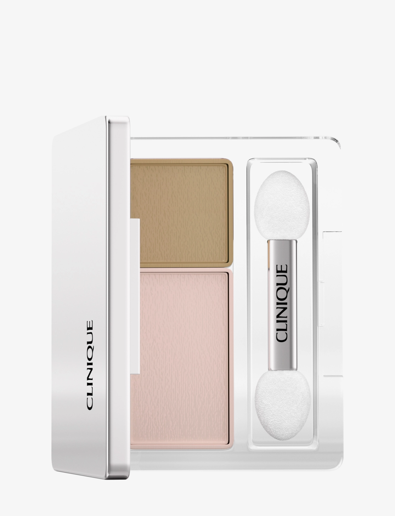 Clinique All About Shadow Duo - Clinique - SEASHELL PINK / FAWN SATIN / clear
