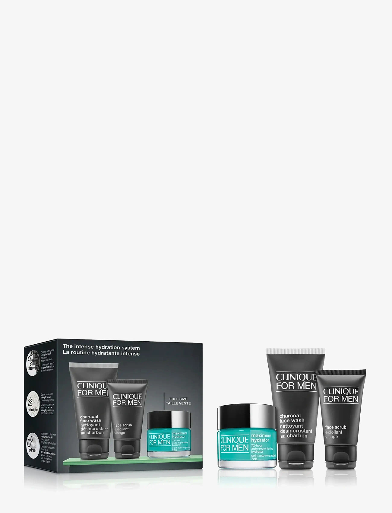 Clinique - Clinique For Men The Intense Hydration Set - til ham - clear - 0