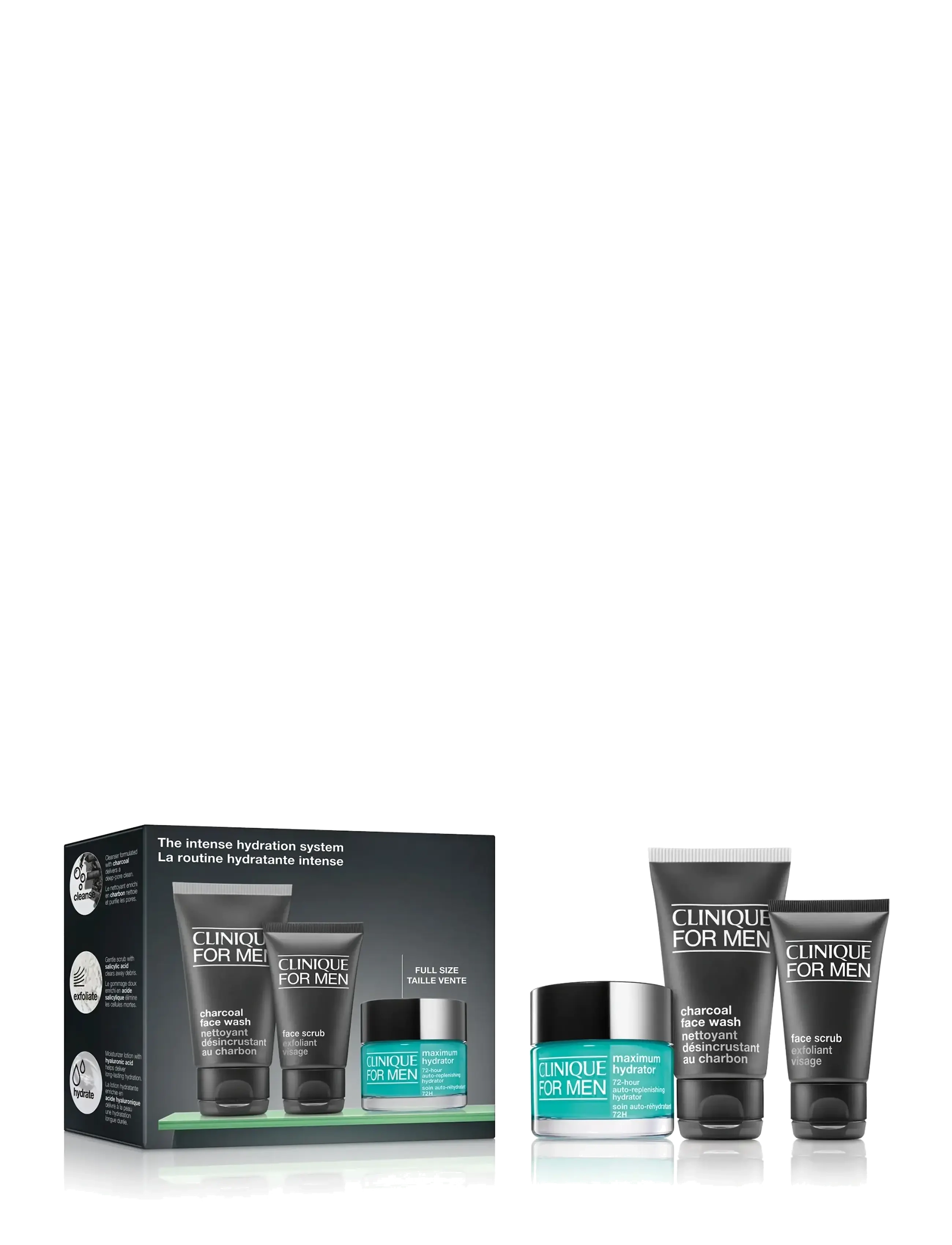 Clinique Clinique For Men The Intense Hydration Set - Peeling - CLEAR / undefined