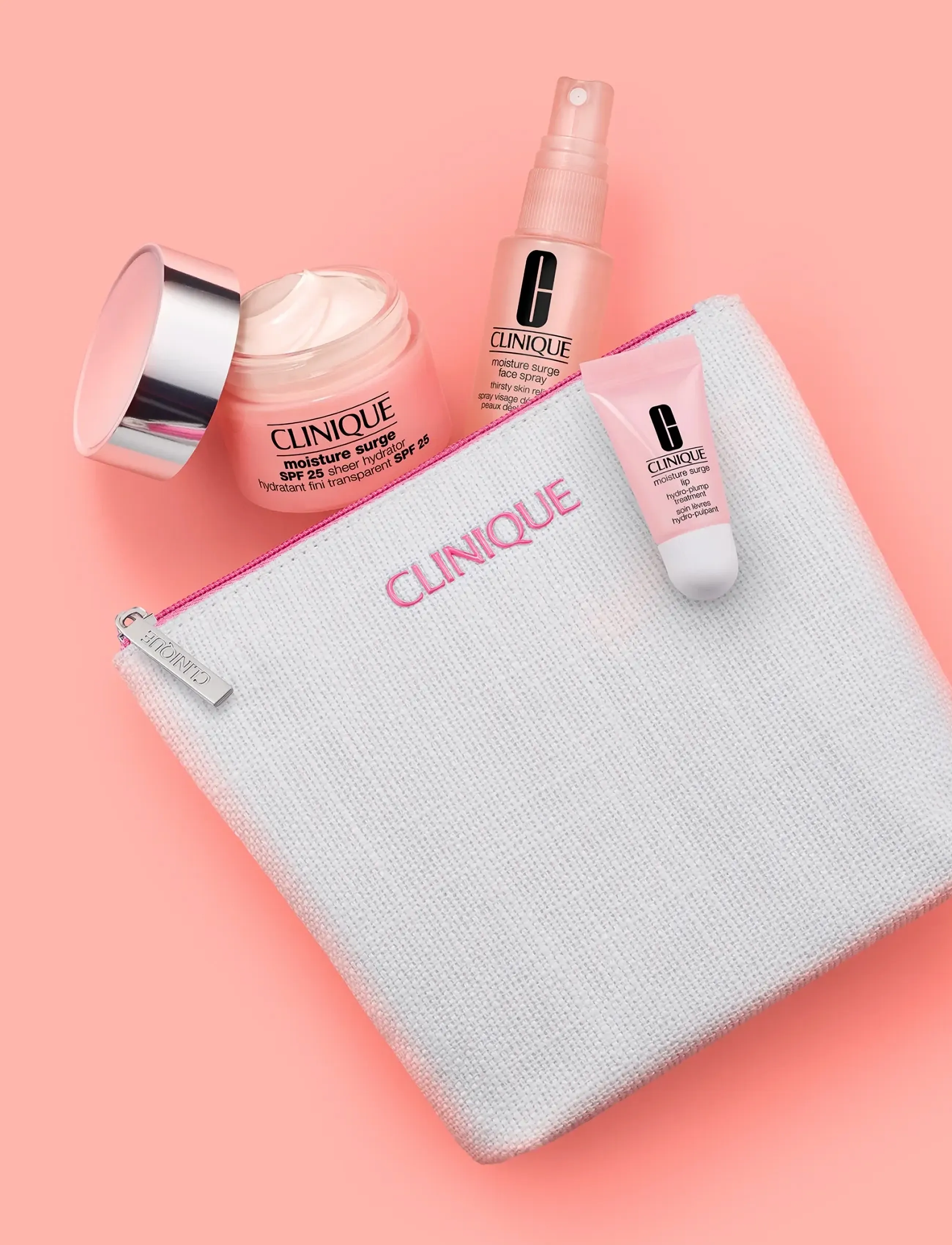 Clinique Hydrate + Protect Skincare Moisture Surge Set, One Size, Nude, Alle Sæt > Hudplejesæt, Dame