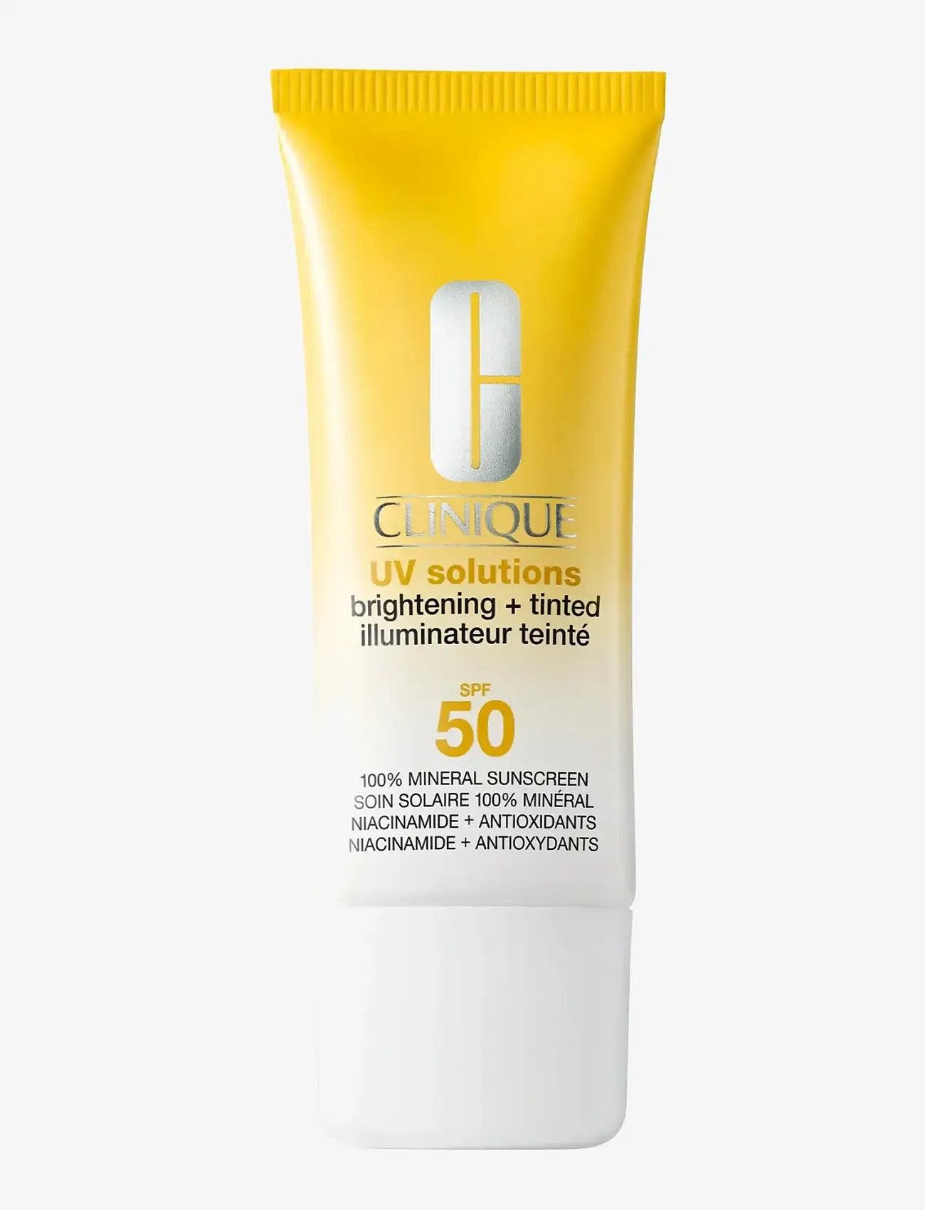 Clinique - UV Solutions Brightening + Tinted Sunscreen SPF 50 - til ansigtet - light - 1