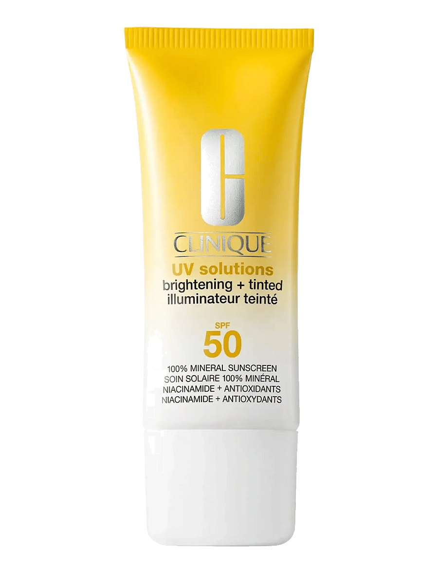 Clinique - UV Solutions Brightening + Tinted Sunscreen SPF 50 - för ansiktet - light - 1