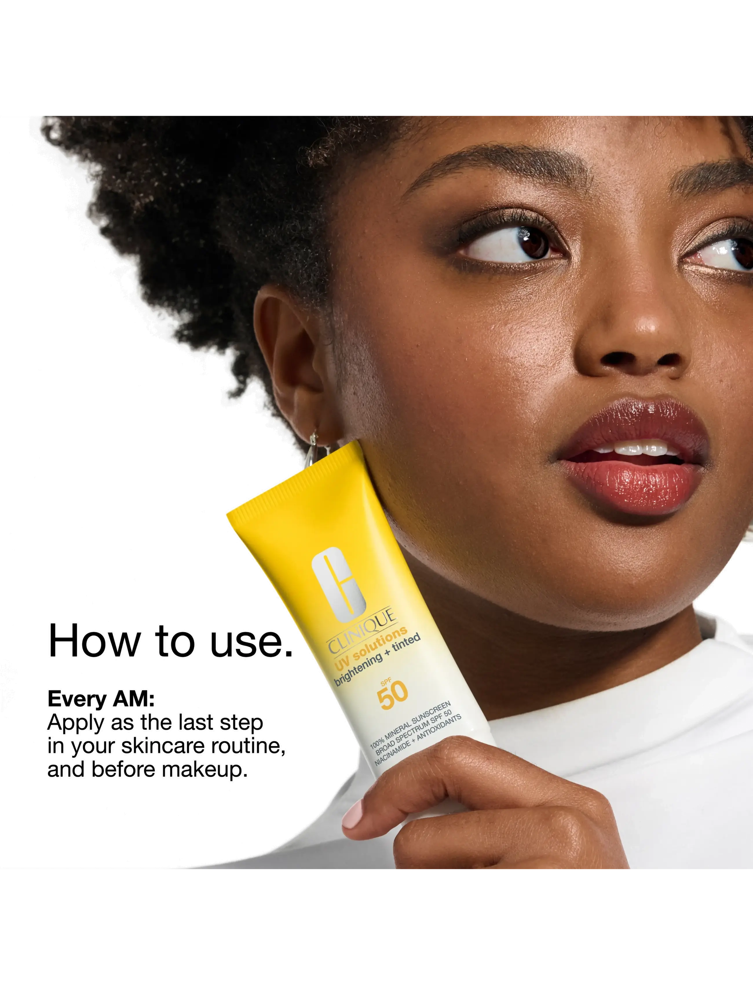 Uv Solutions Brightening + Tinted Sunscreen Spf 50 3