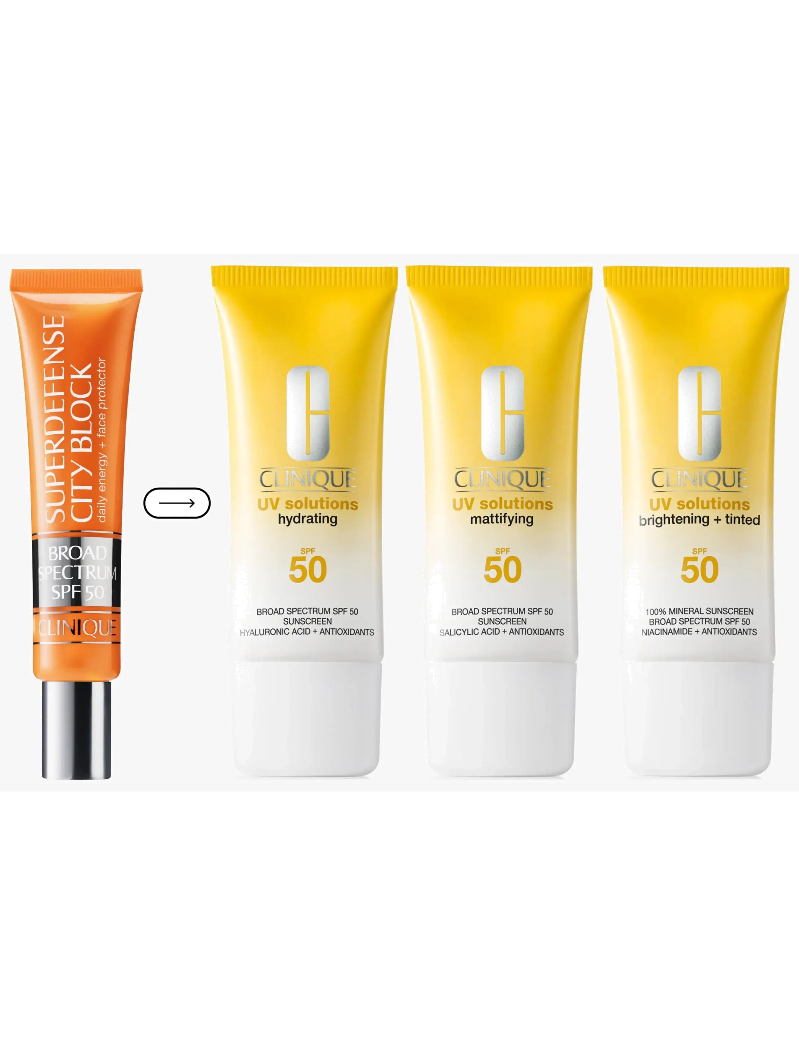 Clinique - UV Solutions Brightening + Tinted Sunscreen SPF 50 - deep - 5