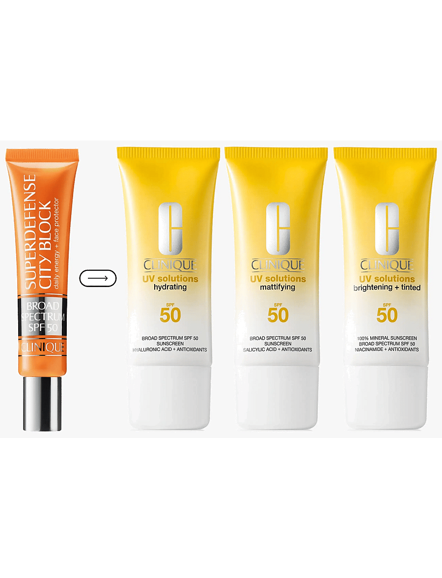 Clinique - UV Solutions Brightening + Tinted Sunscreen SPF 50 - til ansigtet - deep - 5