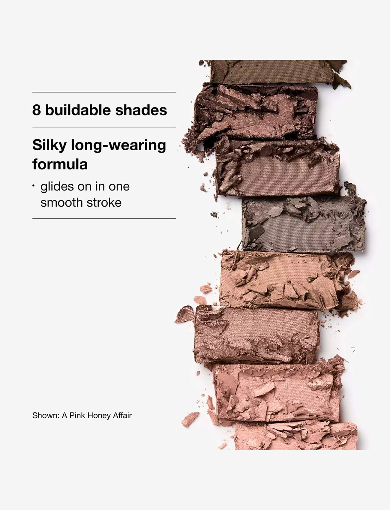 Clinique - All About Shadow 8 Pan - Best ot Pink Honey - silmät ja kulmakarvat - pink honey - 1