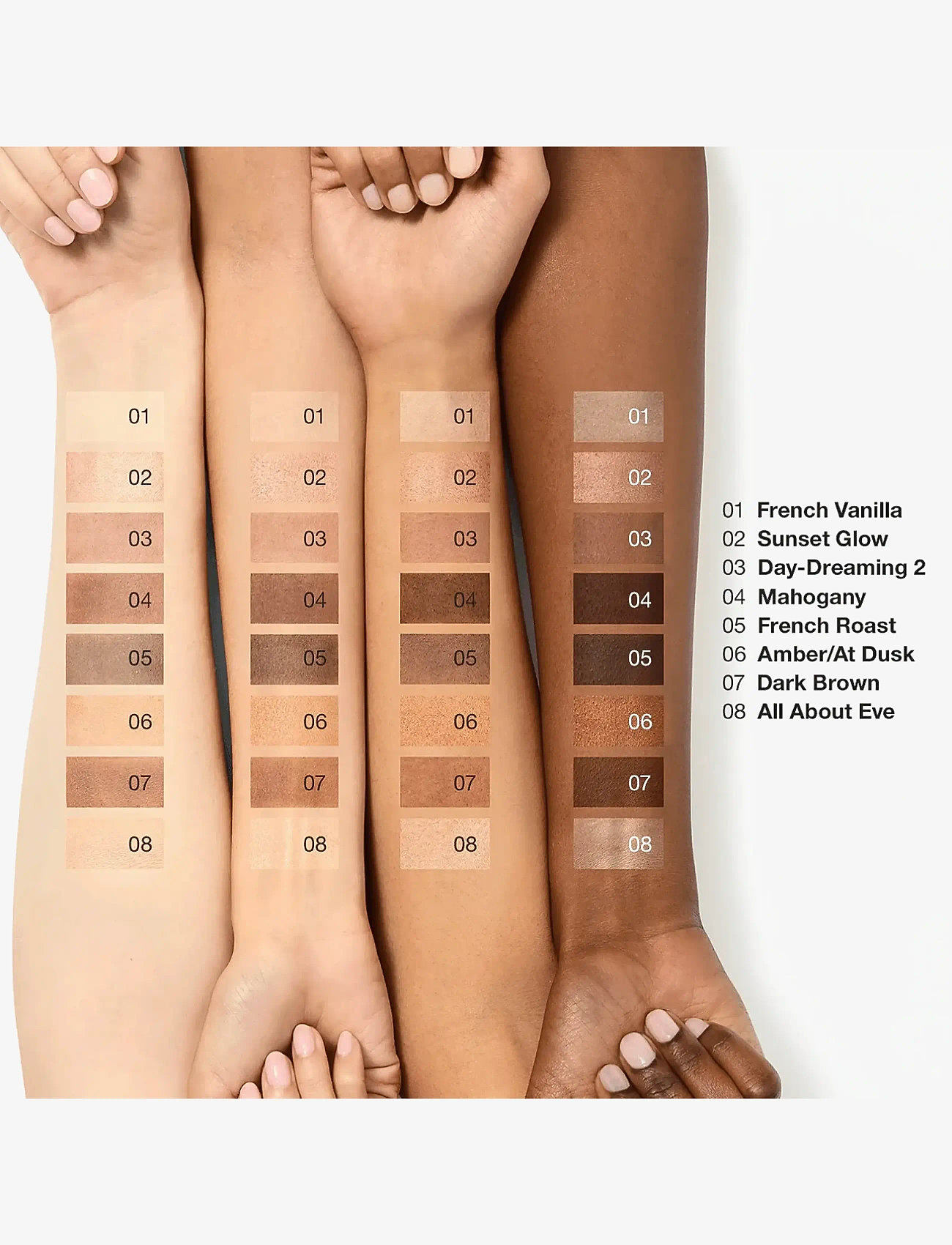 Clinique - All About Shadow 8pan Nude Honey - silmät ja kulmakarvat - nude honey - 2