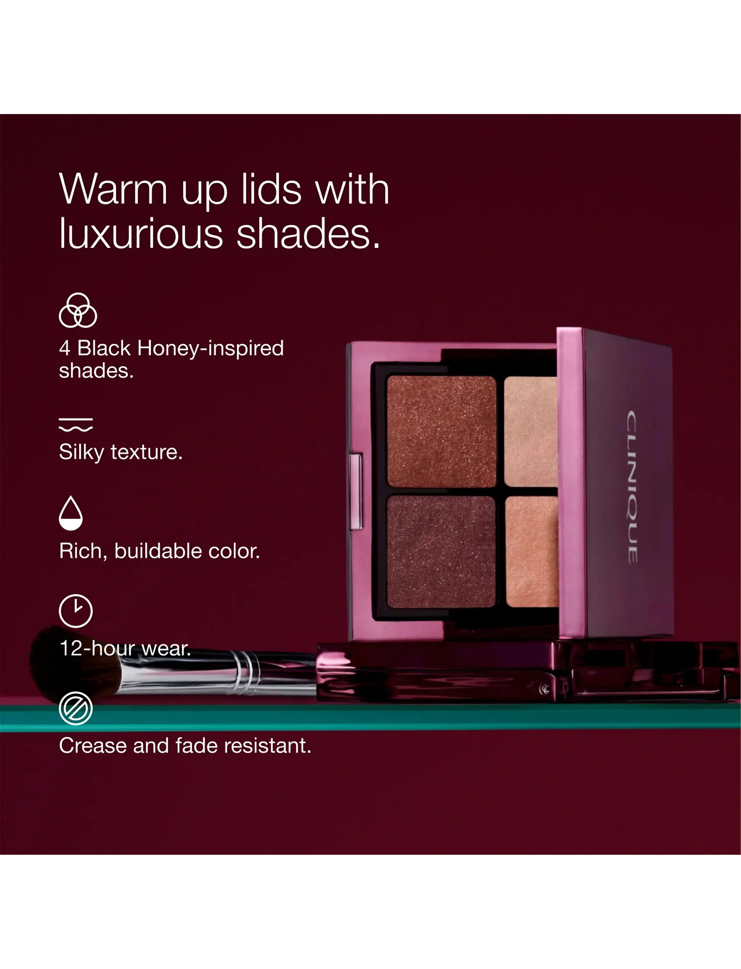 Clinique - All About Shadow Eyeshadow Palette - black honey - 2