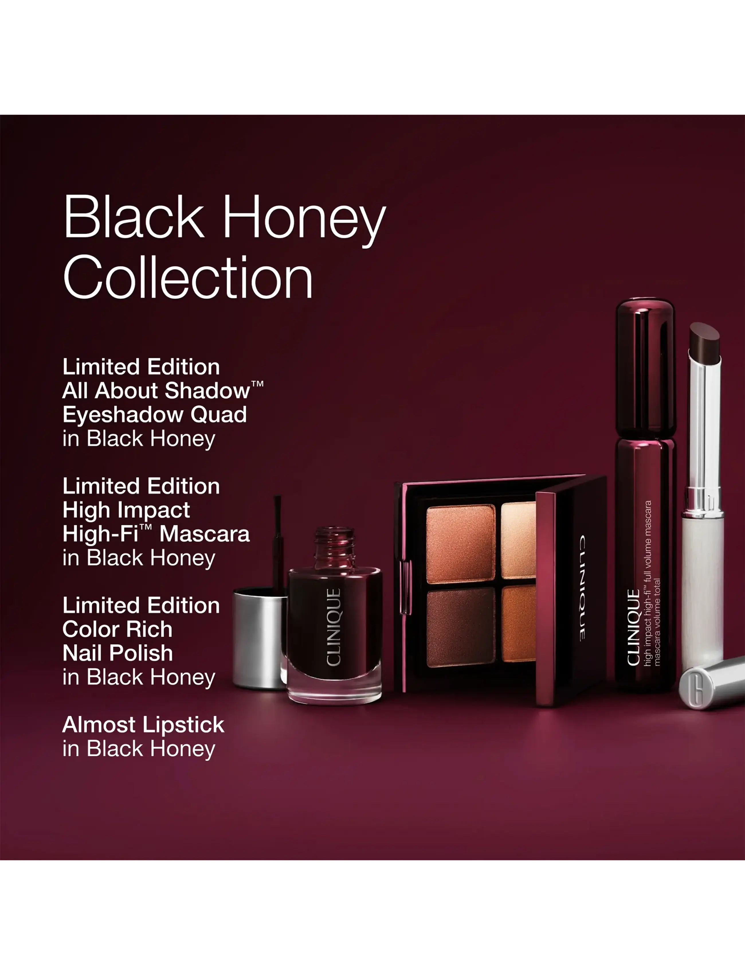 Clinique - All About Shadow Eyeshadow Palette - black honey - 4
