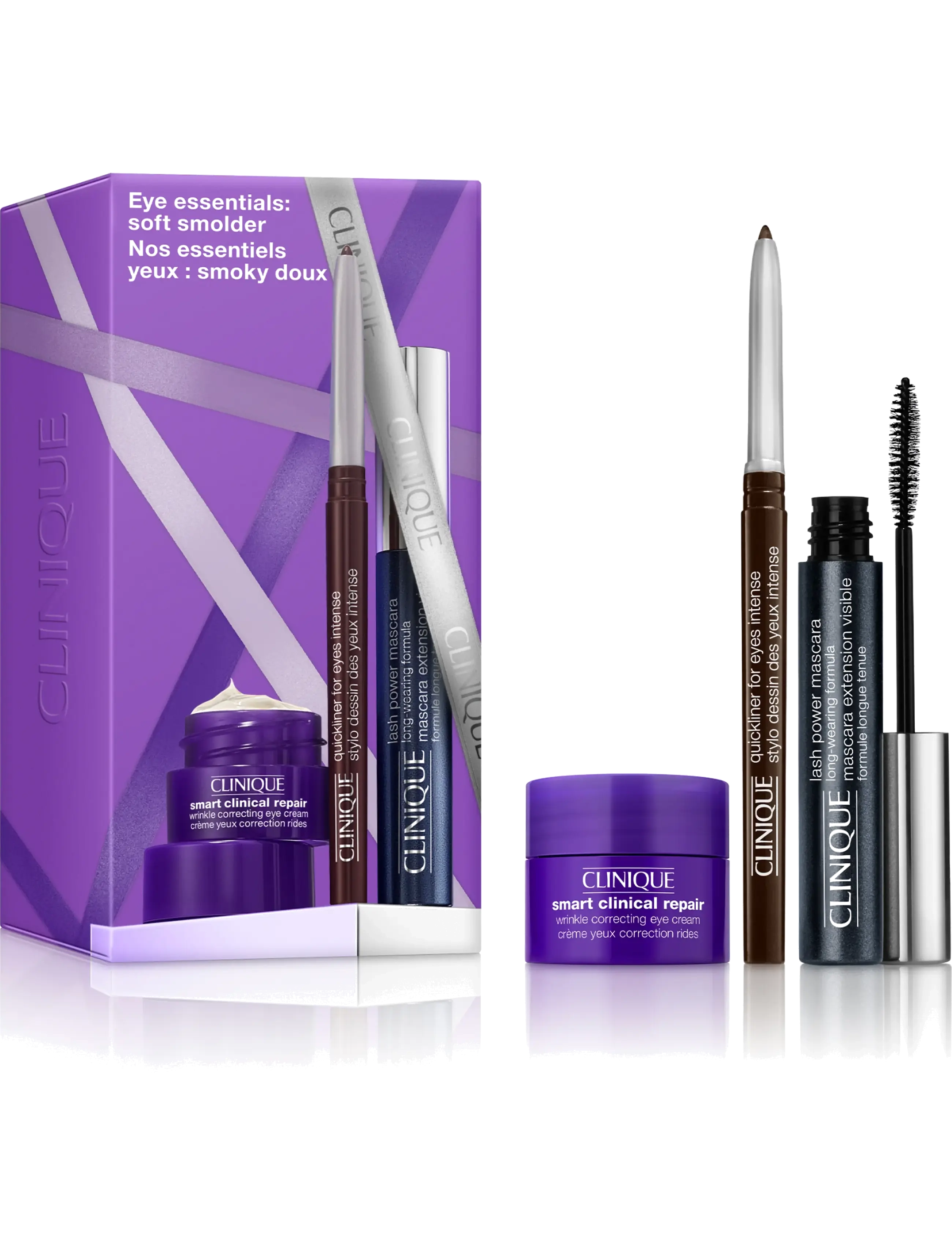 Clinique Eye Essentials: Soft Smolder Set - Hudpleje - NO COLOR / undefined