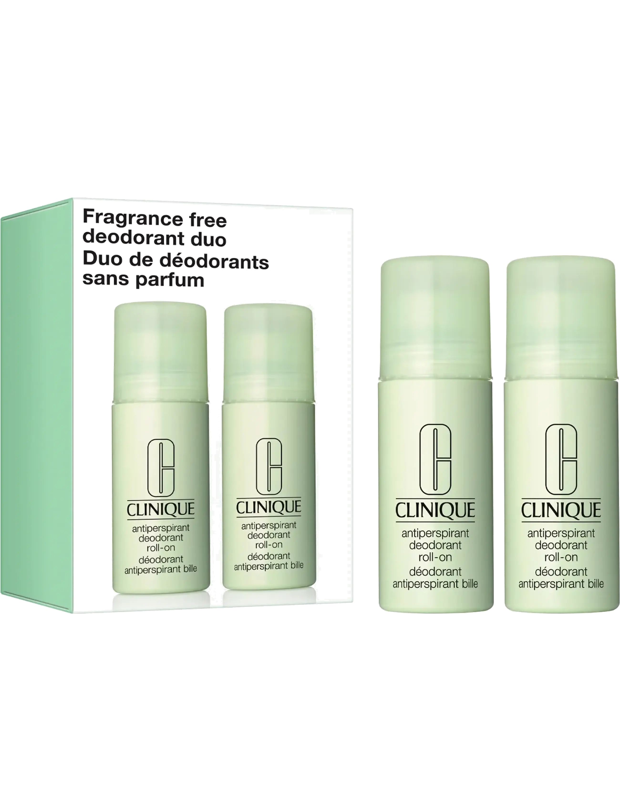 Clinique Fragrance Free Deoderant Duo Set -  - undefined / undefined