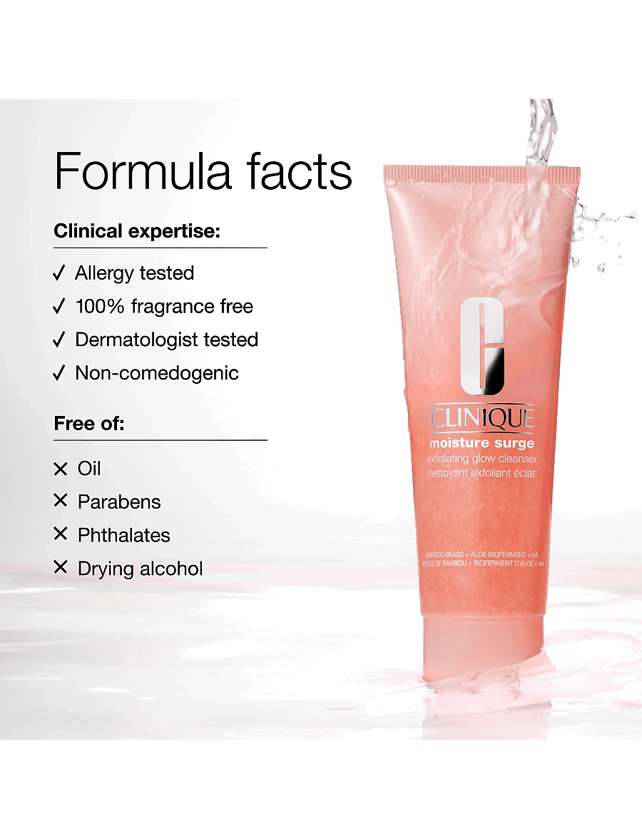 Clinique - Moisture Surge Exfoliating Glow Cleanser - rensegels - no color - 3