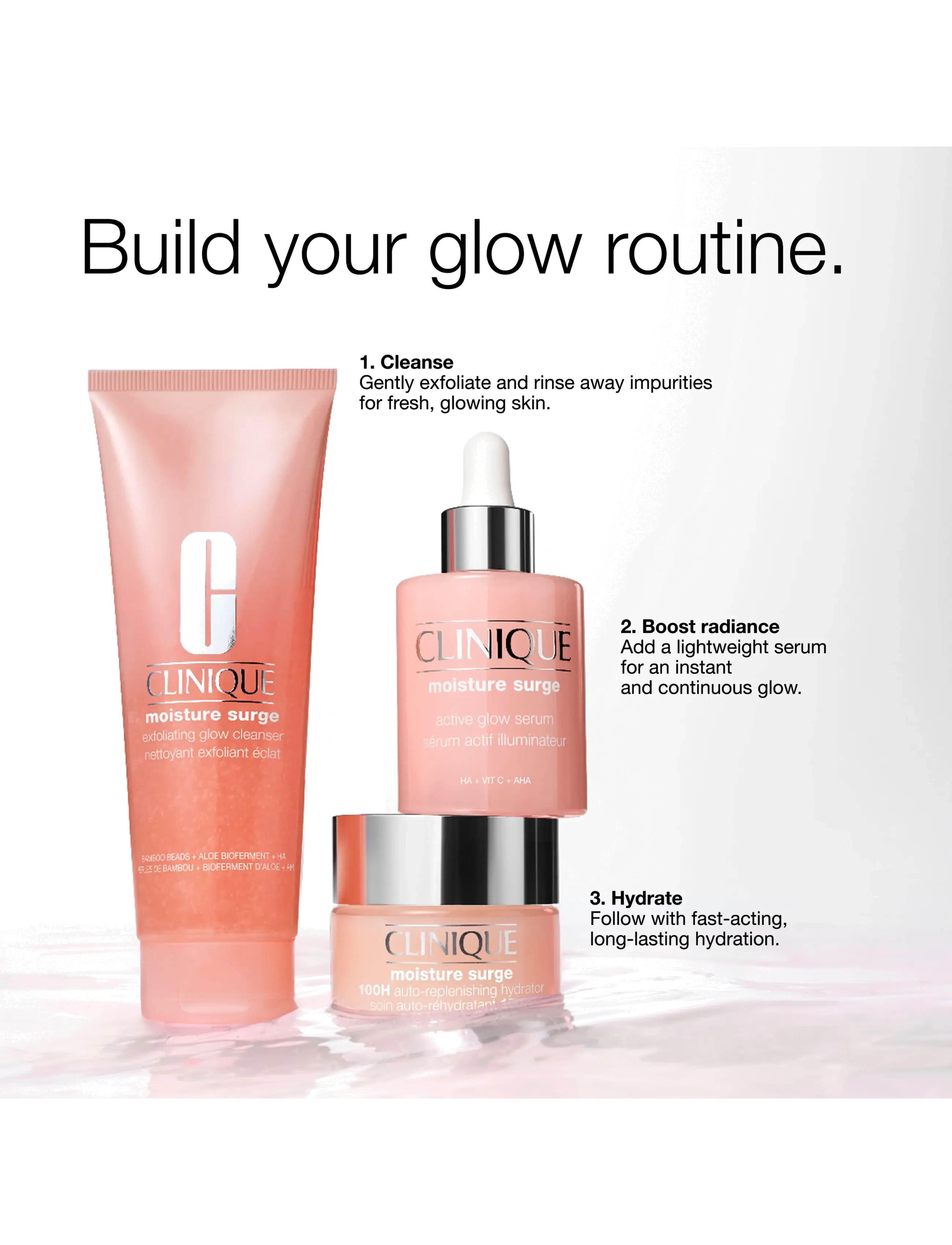 Clinique - Moisture Surge Exfoliating Glow Cleanser - no color - 4