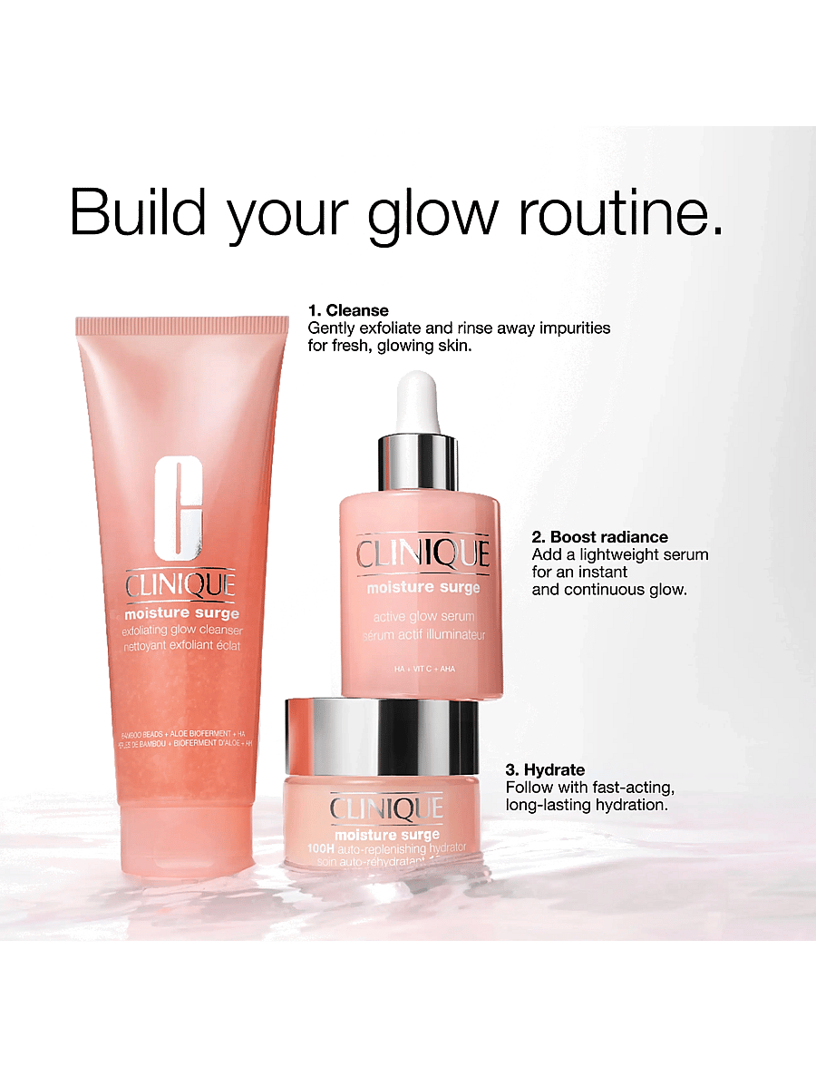 Clinique - Moisture Surge Exfoliating Glow Cleanser - rensegels - no color - 4