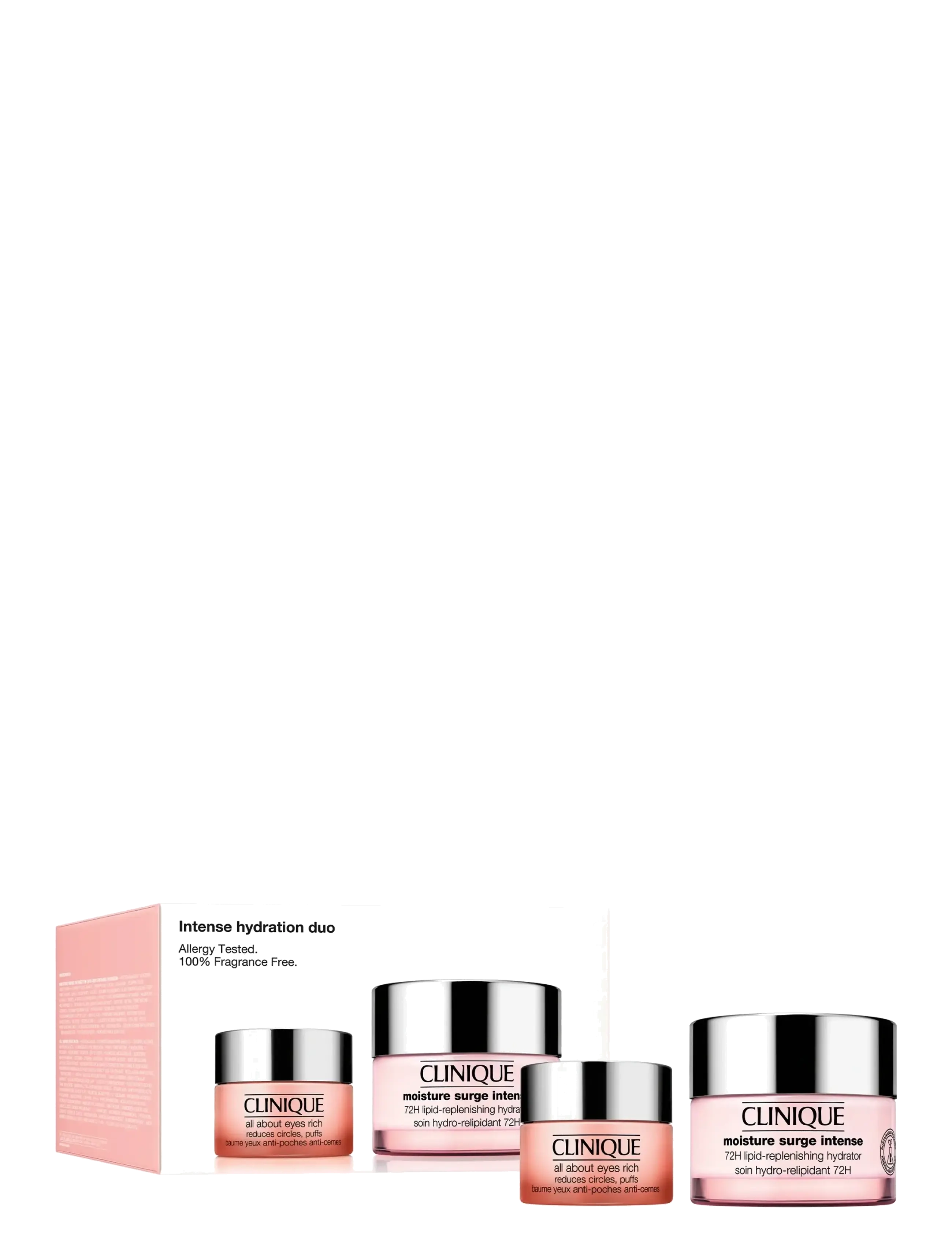 Clinique Intense Hydration Duo Skincare Set, Øjencreme, Nude, Str: ONE SIZE