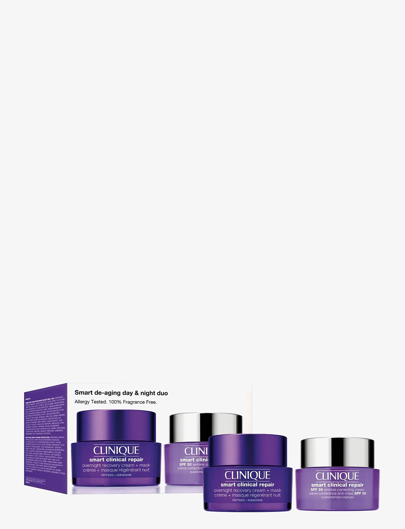 Clinique Smart de-aging day & night duo skincare set - Gavesæt - NO COLOR / undefined