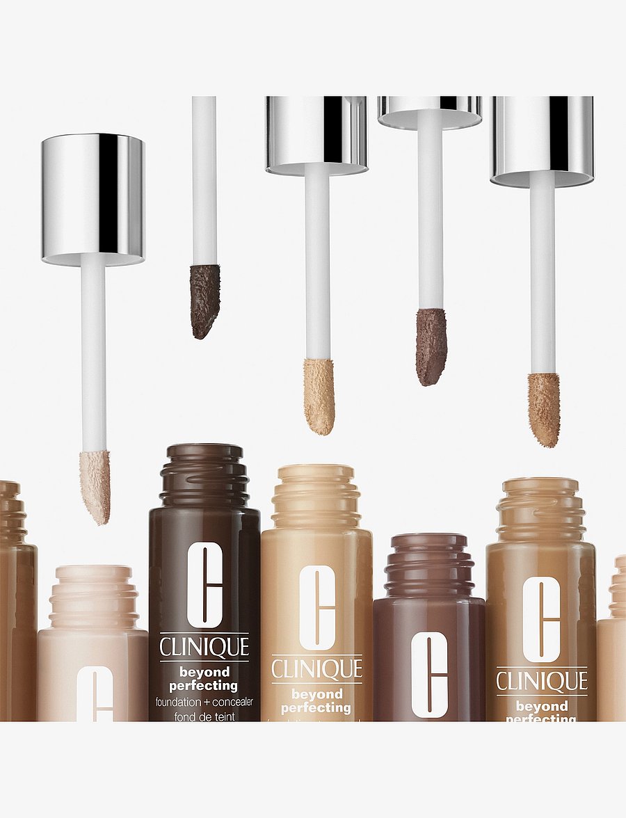 Clinique - Beyond Perfecting Foundation + Concealer - förðunarvörur - cream caramel 98cn - 2