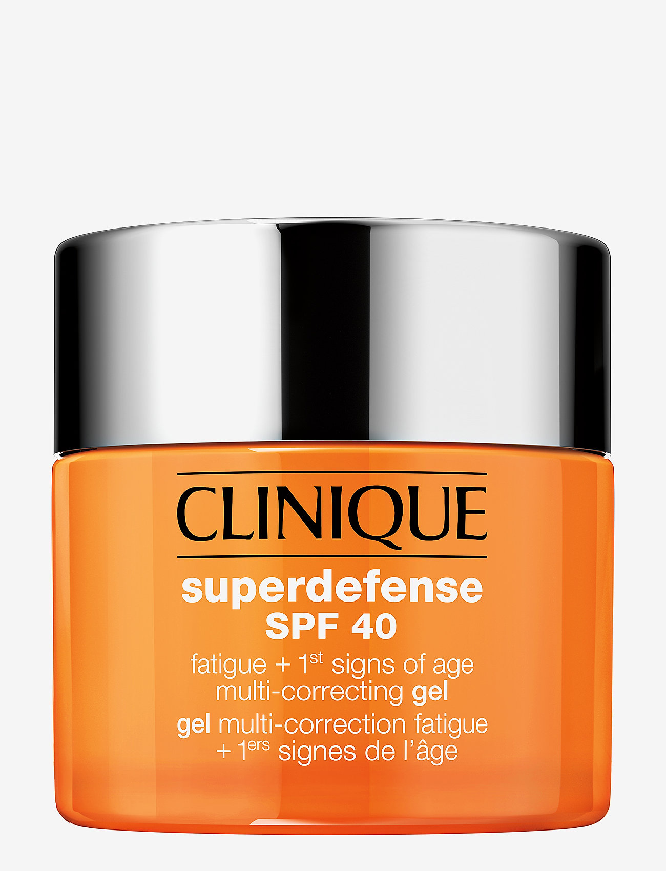 Clinique - Superdefense SPF 40 fatigue + 1st signs of age multi-correcting gel - sommarens hudvård  - clear - 1
