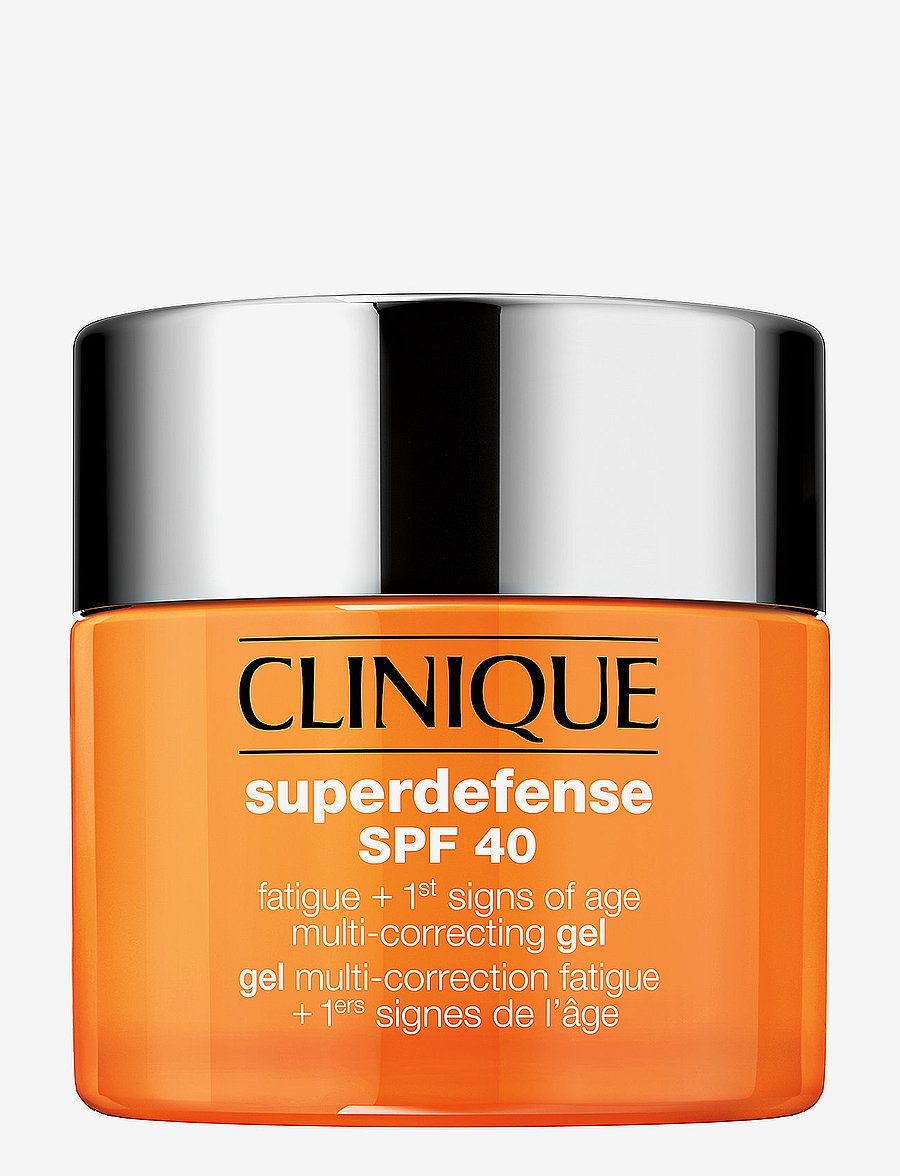 Clinique - Superdefense SPF 40 fatigue + 1st signs of age multi-correcting gel - sommerens hudpleje - clear - 1