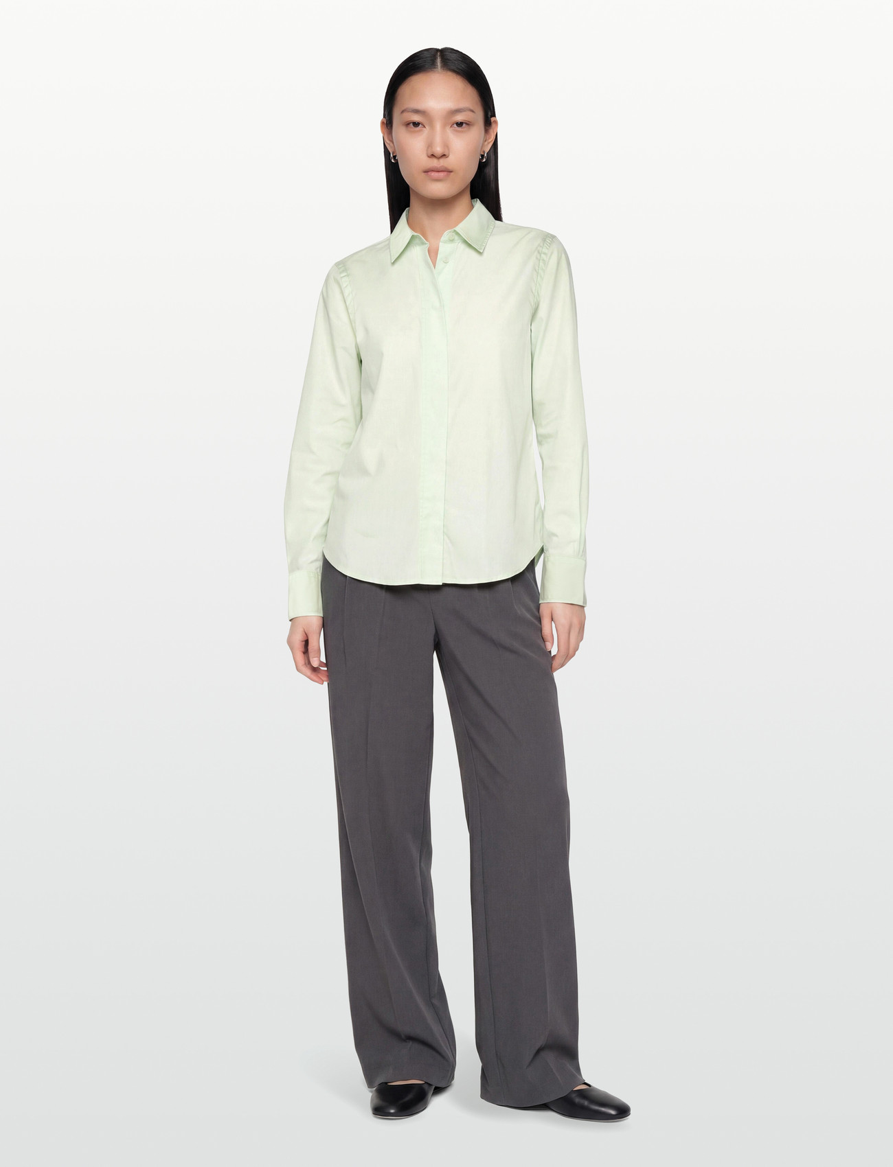 Closed Classic Shirts & Blouses Fresh Mint - Green - XXS