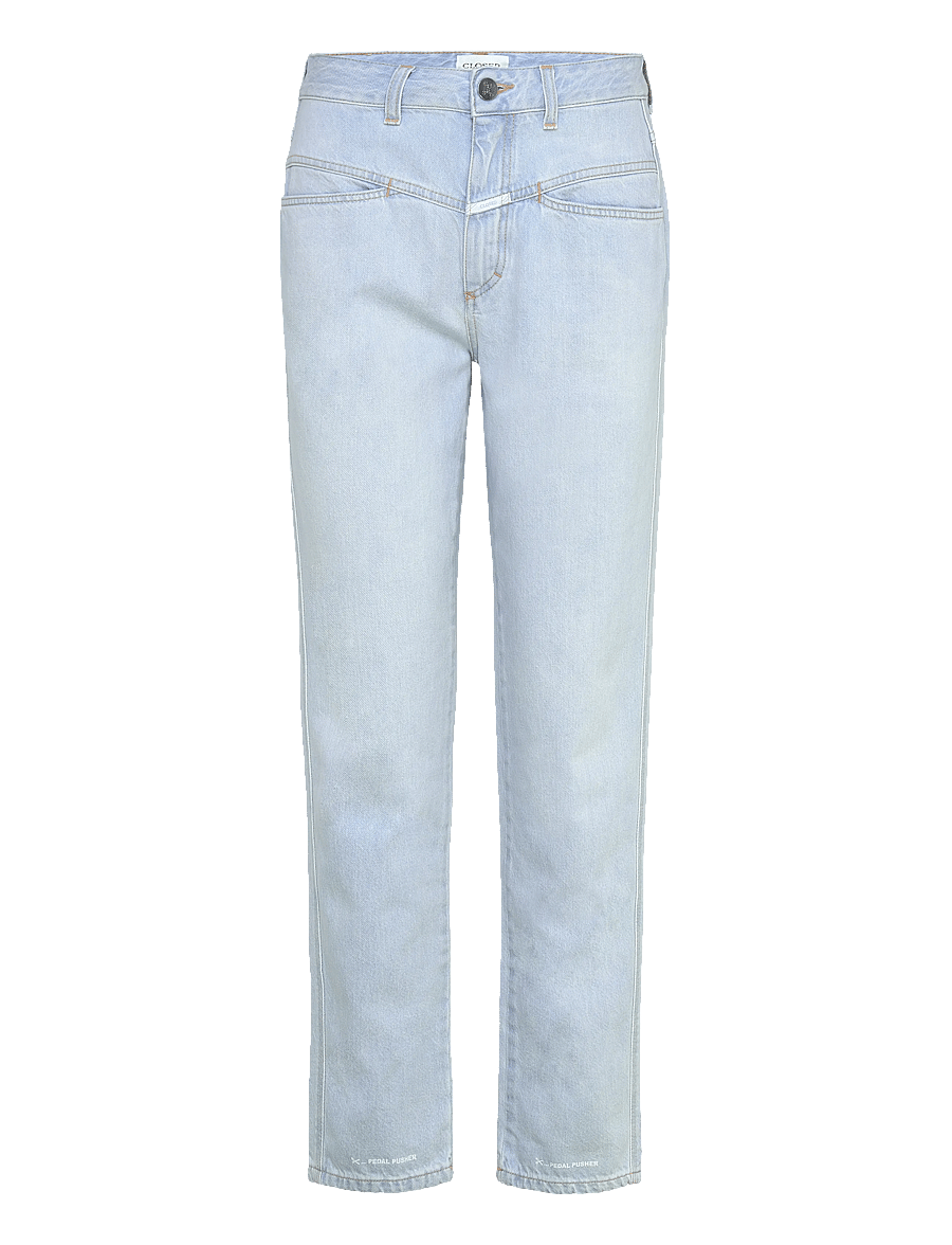 Closed - PEDAL PUSHER - straight jeans - light blue - 1