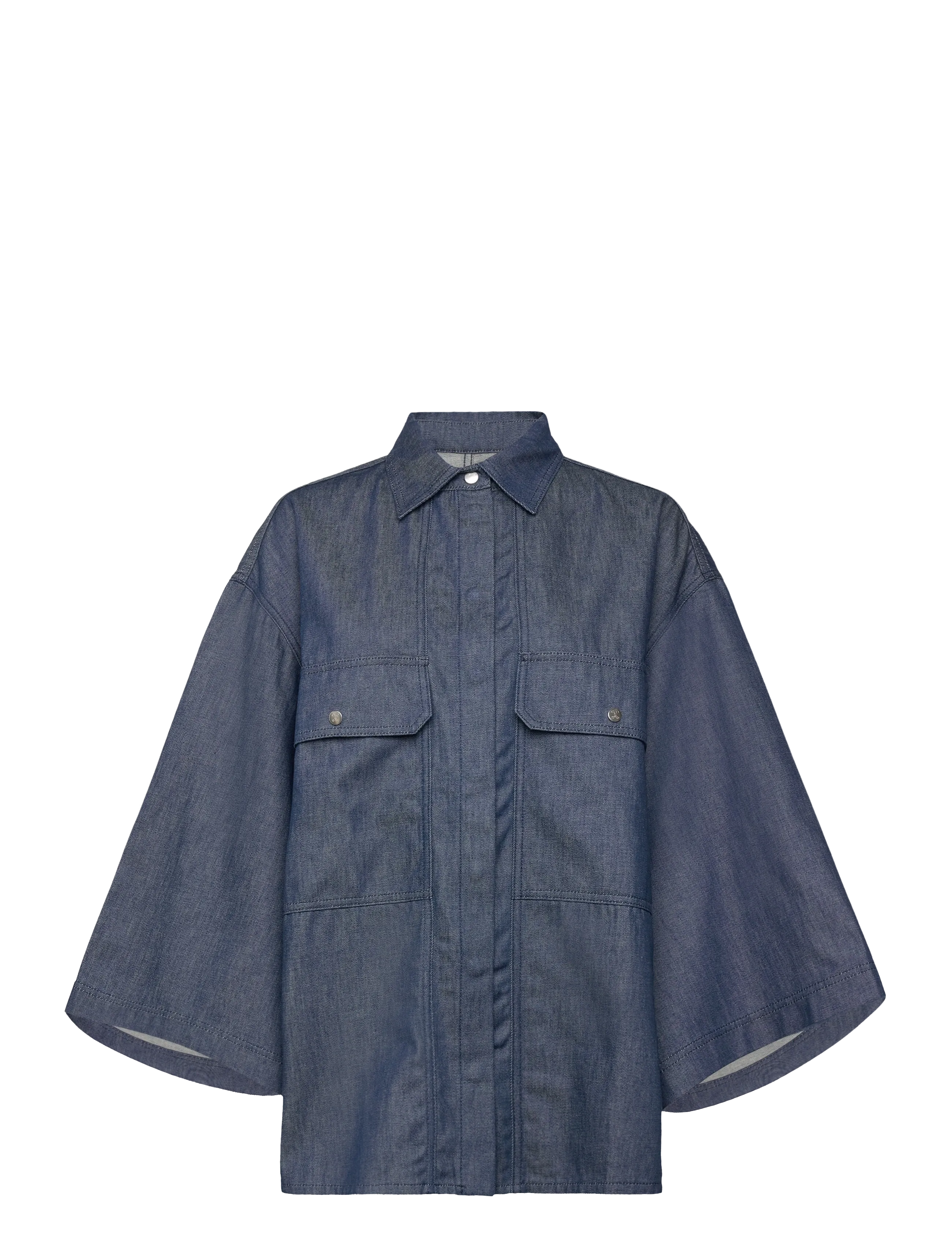 Closed BOYFRIEND SHIRT - Uus - DARK BLUE / blue