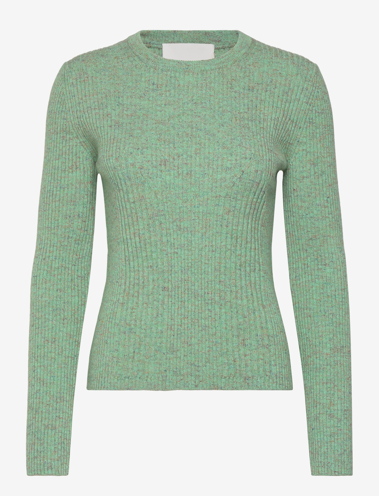 Closed - LONG SLEEVE CREW NECK - sweaters - green kick - 0