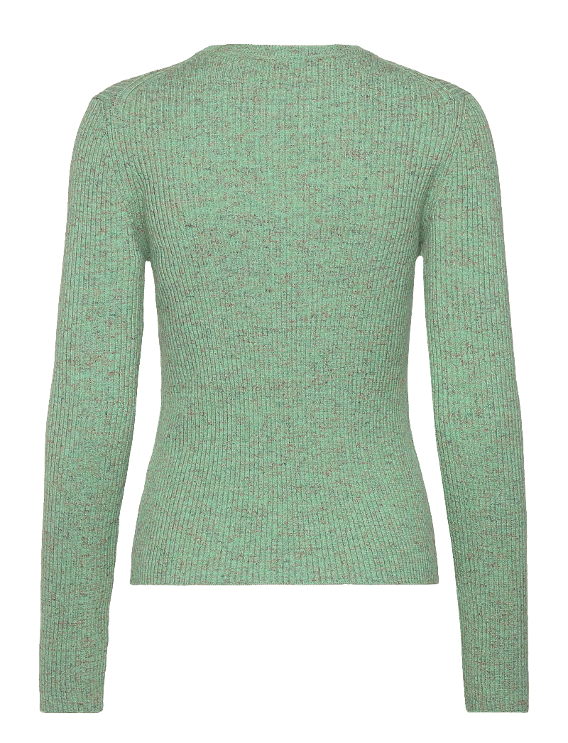 Closed - LONG SLEEVE CREW NECK - sweaters - green kick - 1