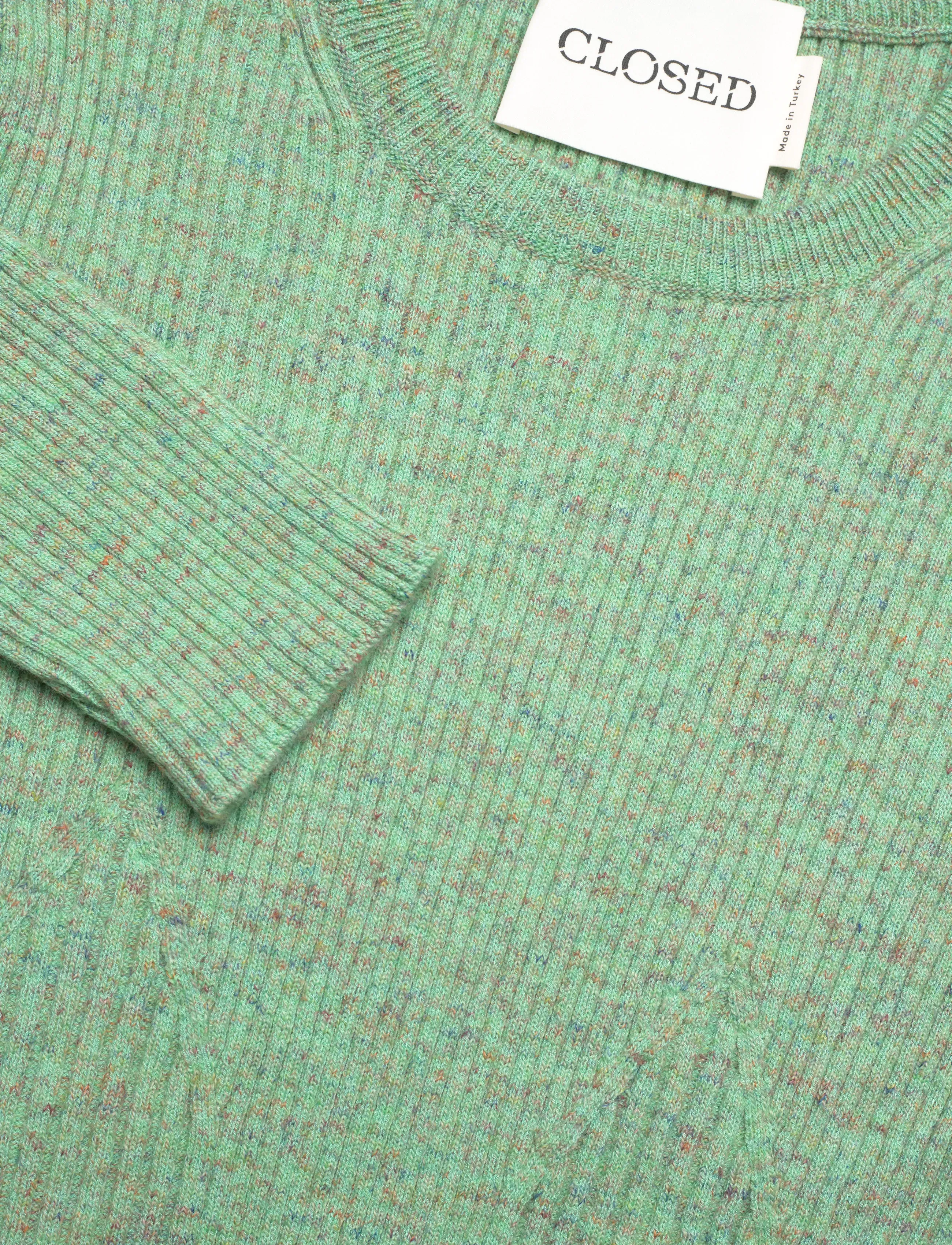 Closed - LONG SLEEVE CREW NECK - džemperi - green kick - 2