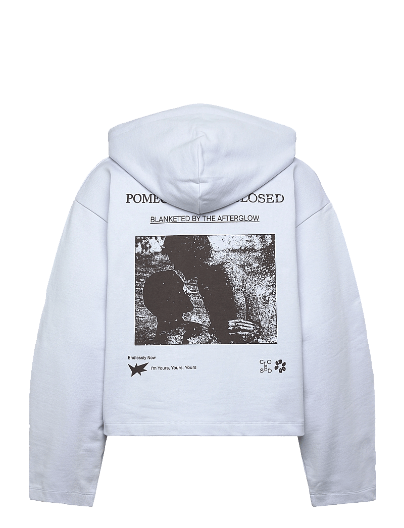 Closed - CROPPED HOODIE - peysur og hettupeysur - soft blue - 1