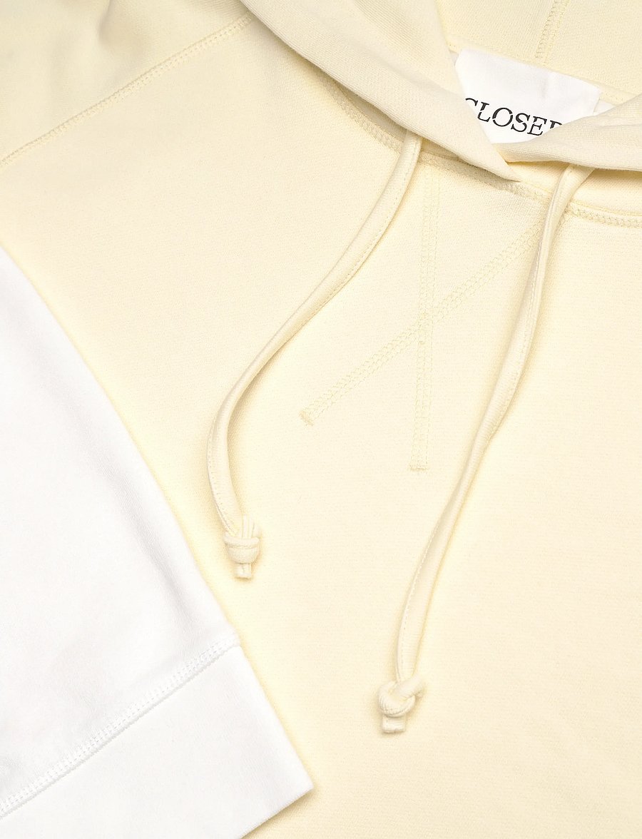 Closed - OVERSIZED HOODIE - sportiska stila džemperi un džemperi ar kapuci - vanilla - 4