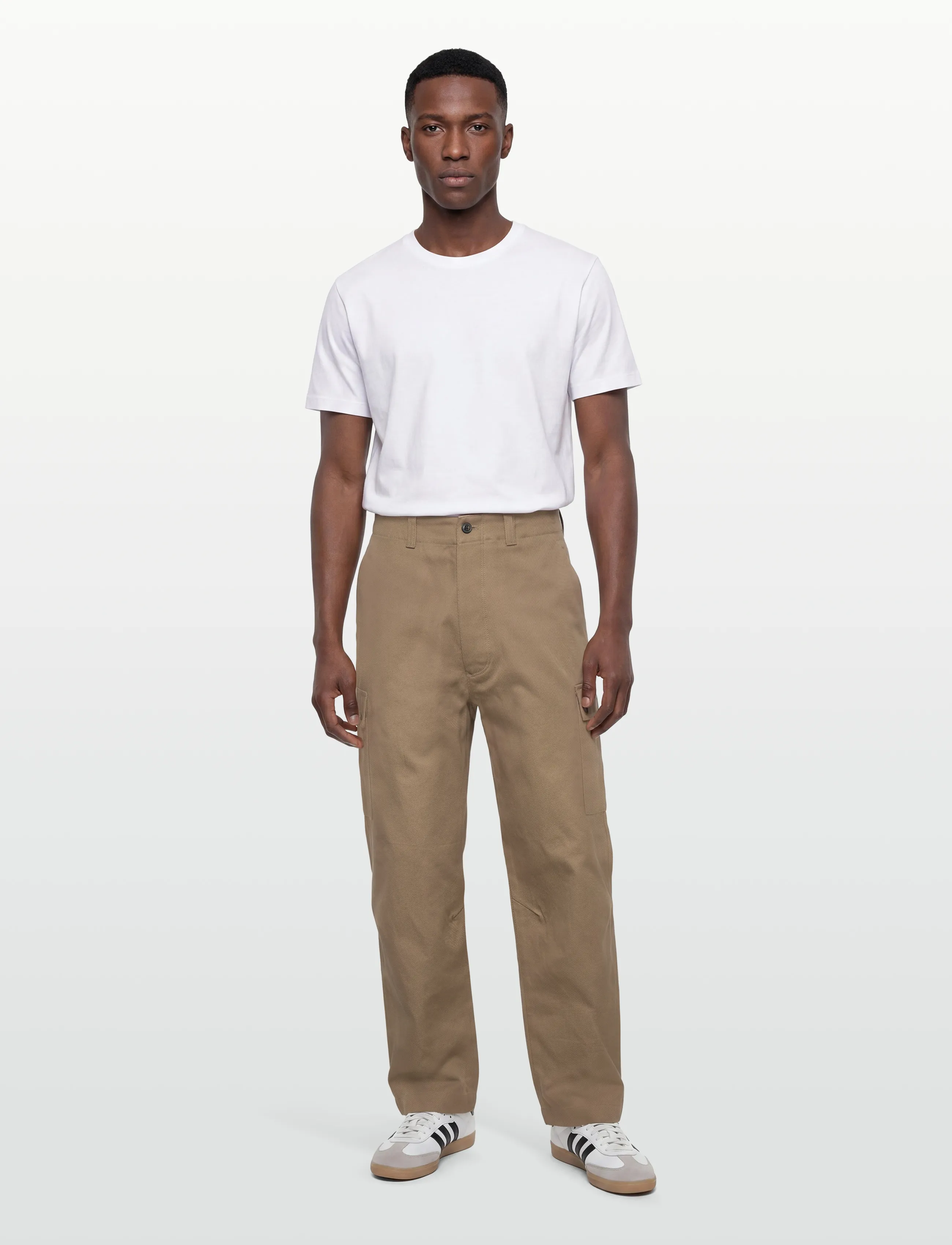Closed Cove Cropped Pants Brown Sugar, W30L30, Brown, Bukser > Cargo-Bukser, Herre