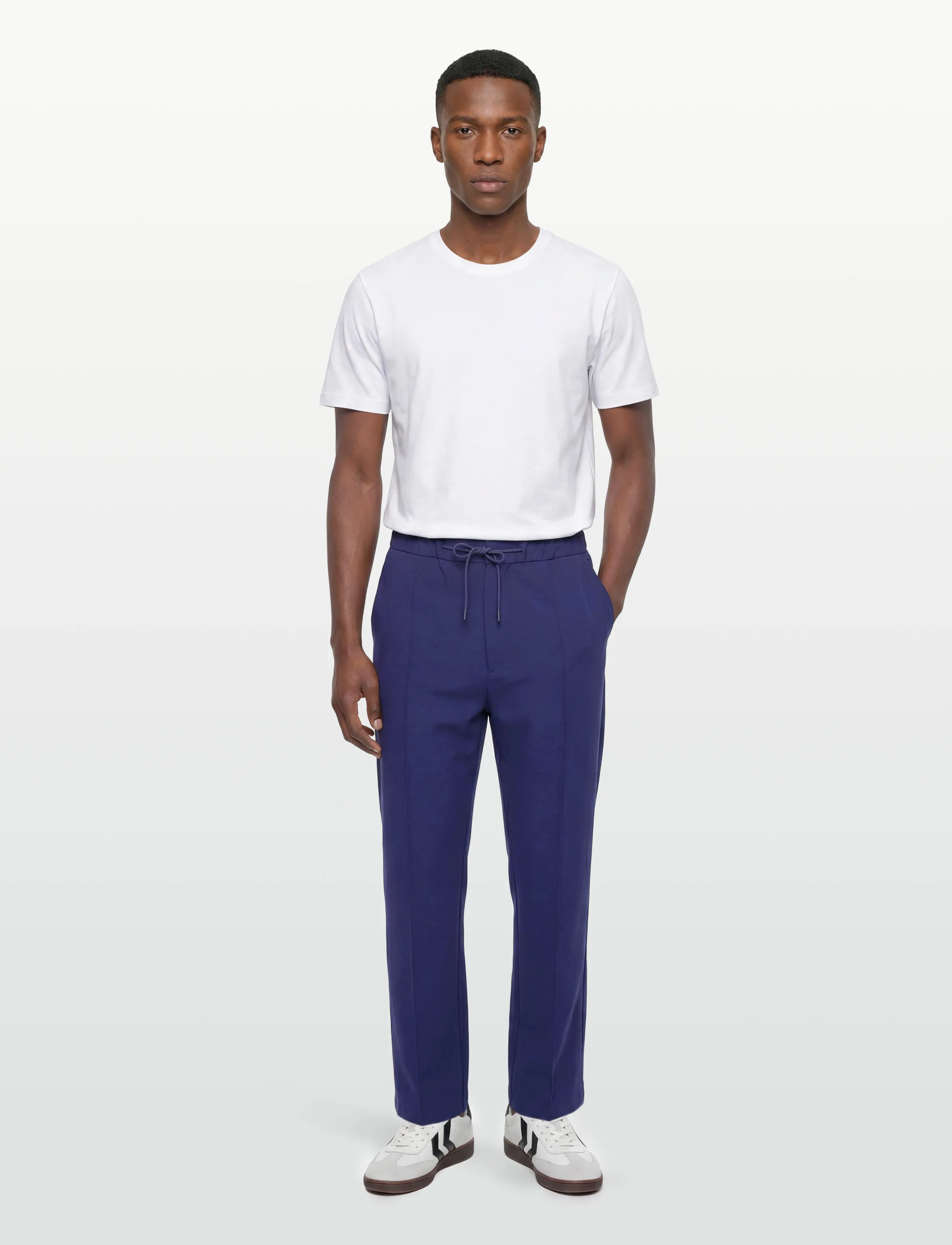 Closed Men Nanaimo Straight Pants Royal Azure, W31L32, Trousers, Blau - Casual, Männerswear