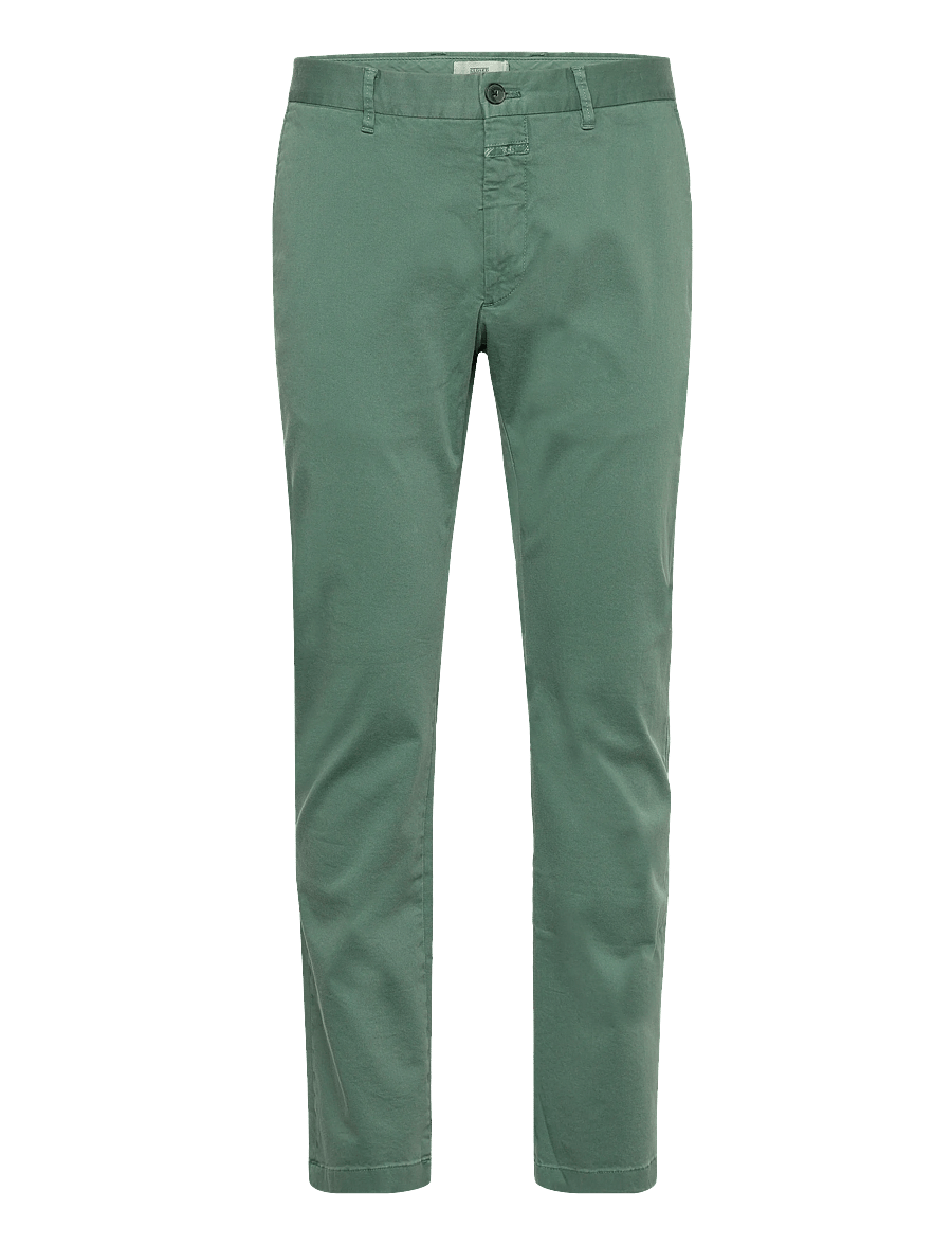 Closed - CLIFTON SLIM PANTS DARK JADE - kasdienio stiliaus kelnės - dark jade - 1