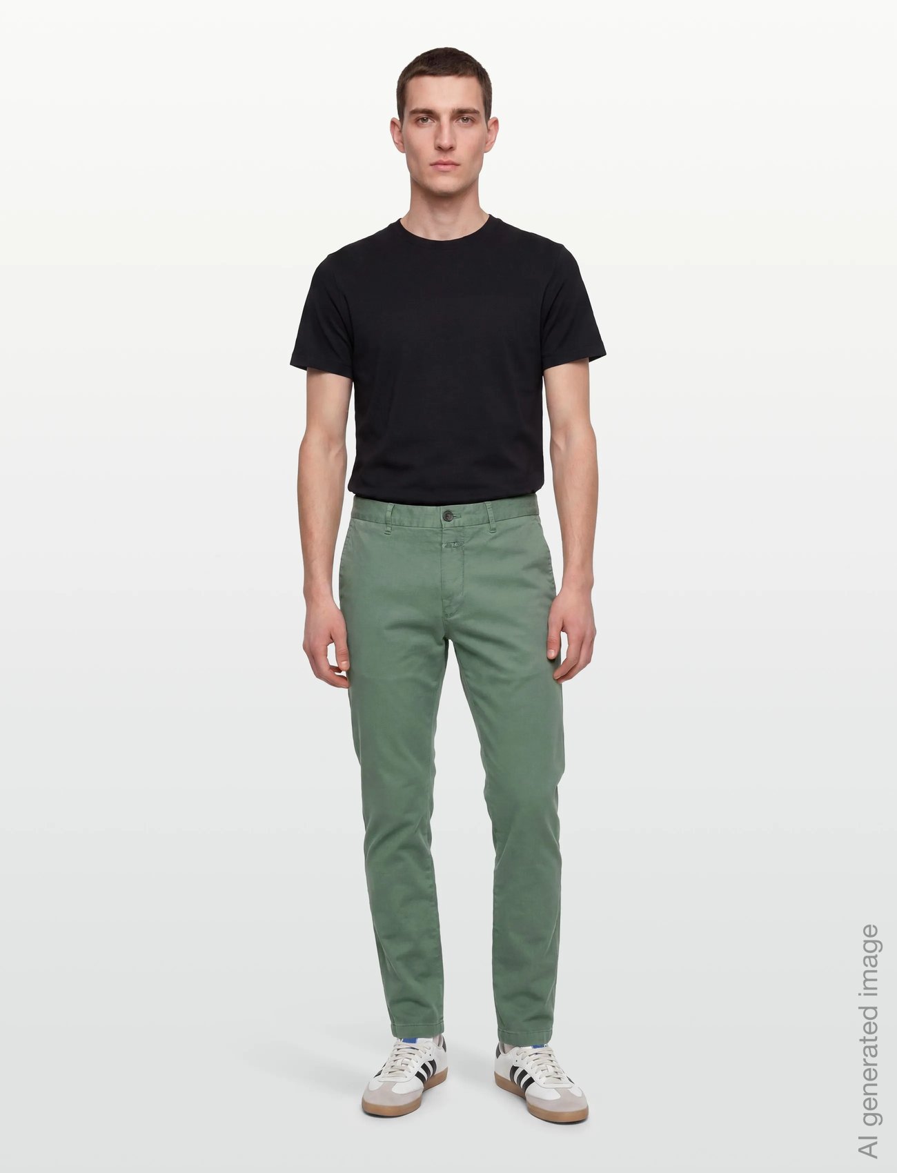 CLIFTON SLIM PANTS DARK JADE - DARK