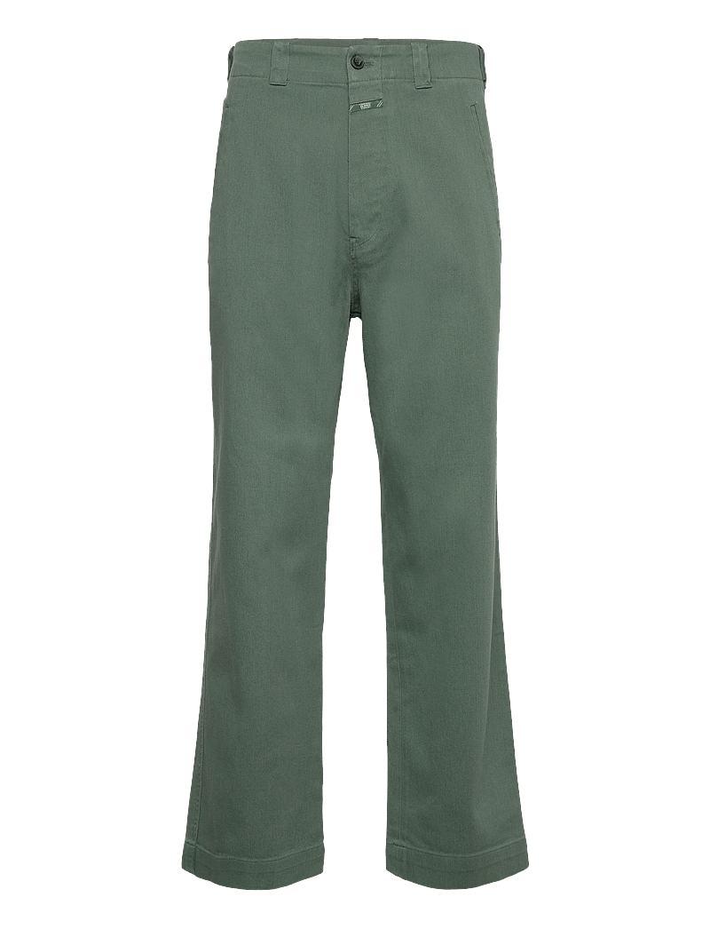 Closed - MEN BELFAST WIDE JEANS DARK JADE - casual trousers - dark jade - 0