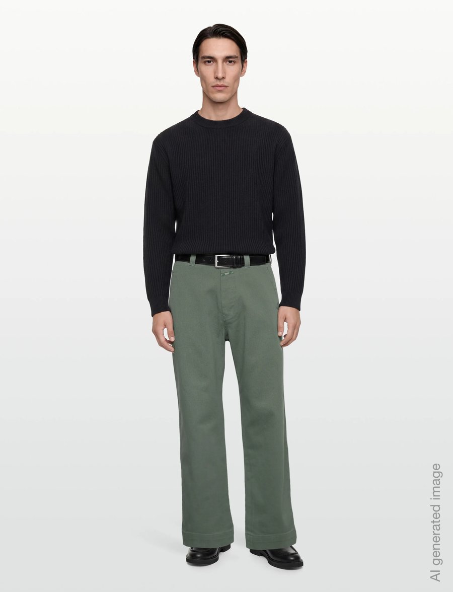 Closed - MEN BELFAST WIDE JEANS DARK JADE - casual - dark jade - 0
