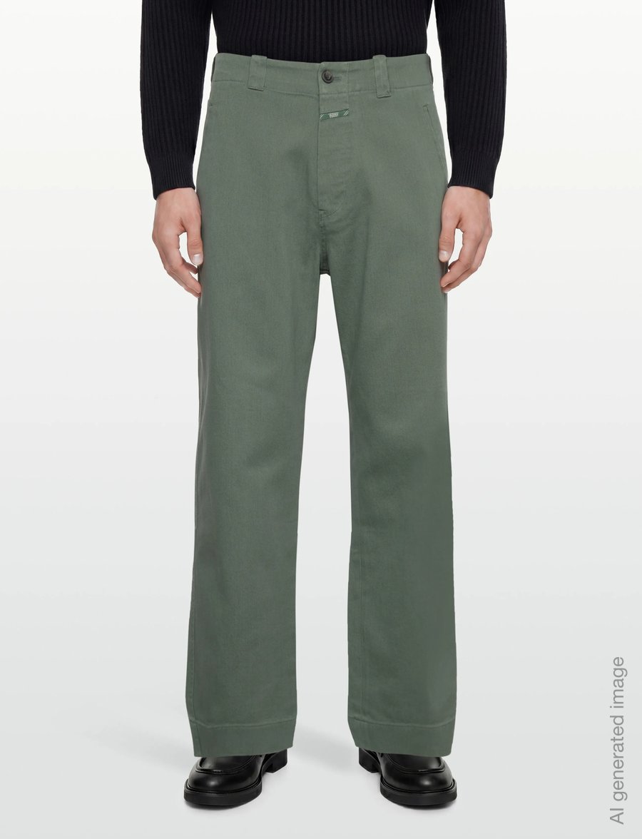 Closed - MEN BELFAST WIDE JEANS DARK JADE - casual - dark jade - 3