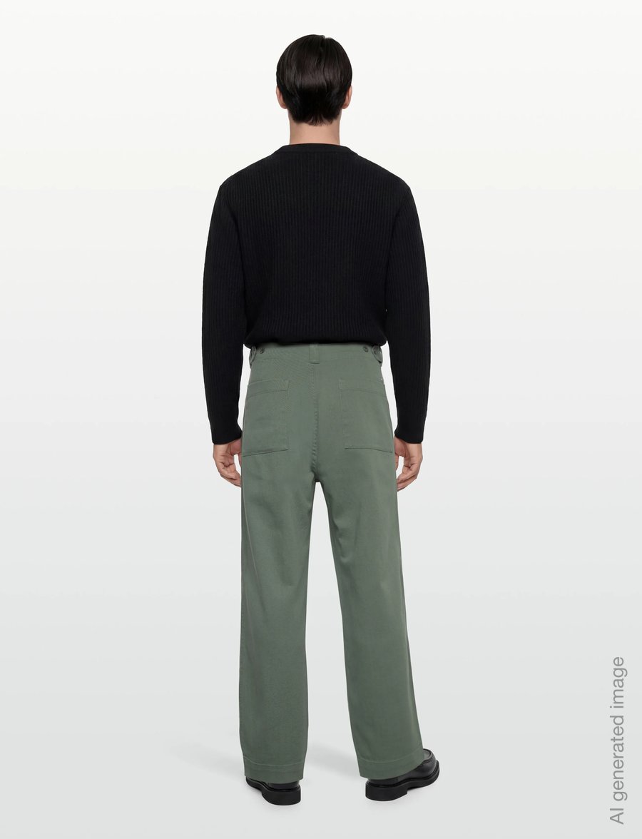 Closed - MEN BELFAST WIDE JEANS DARK JADE - casual - dark jade - 4